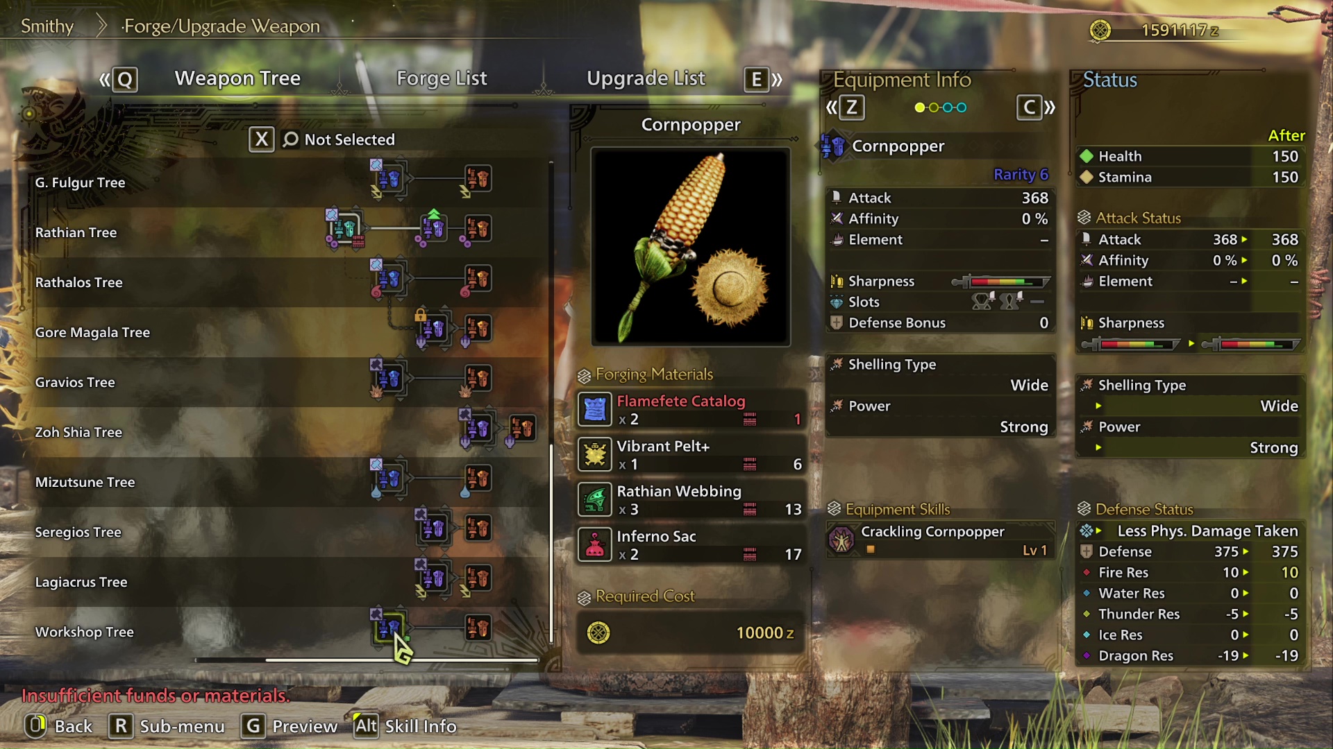Cornpopper Gunlance in Monster Hunter Wilds.