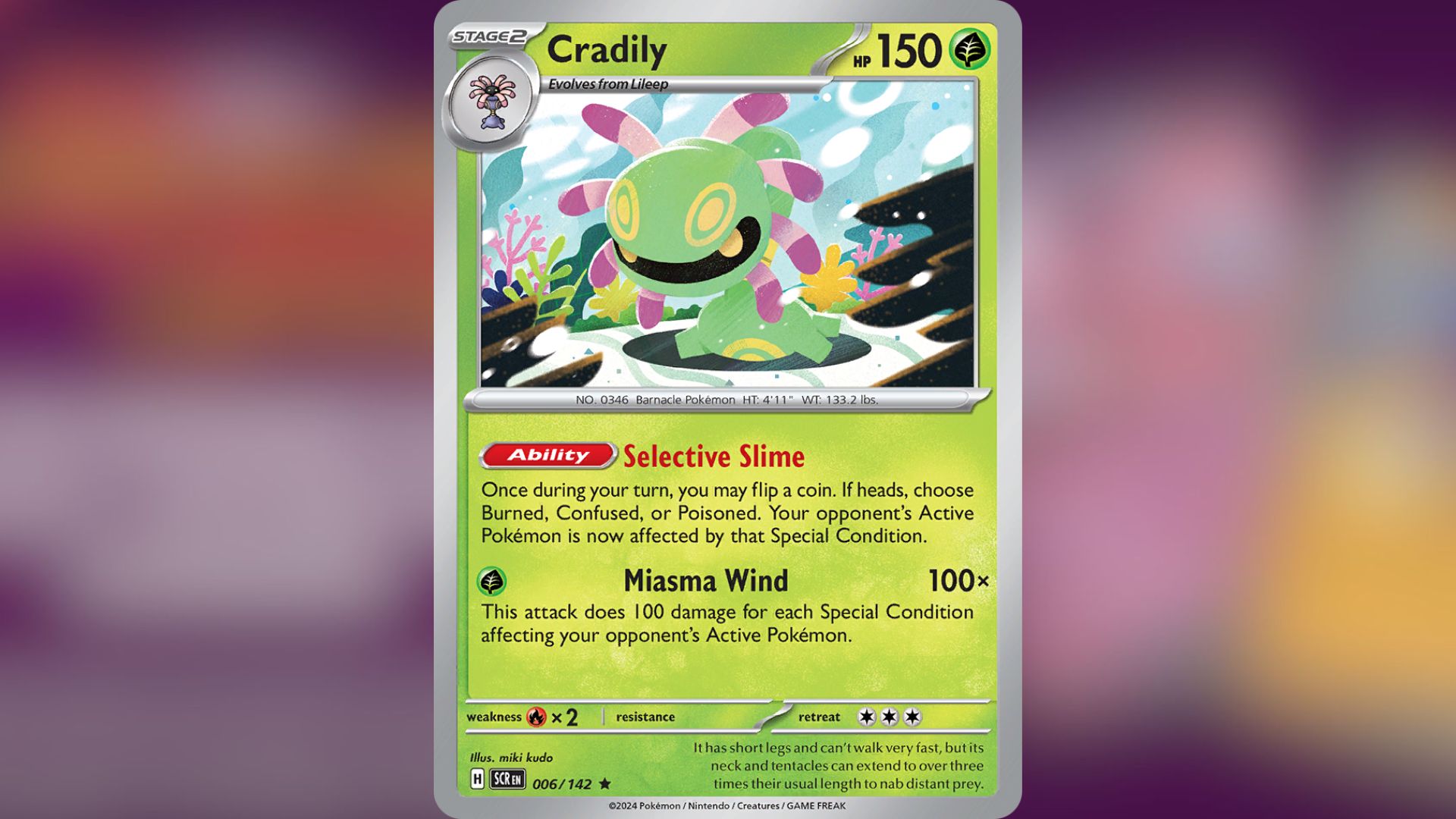 Cradily (Image via TPC)