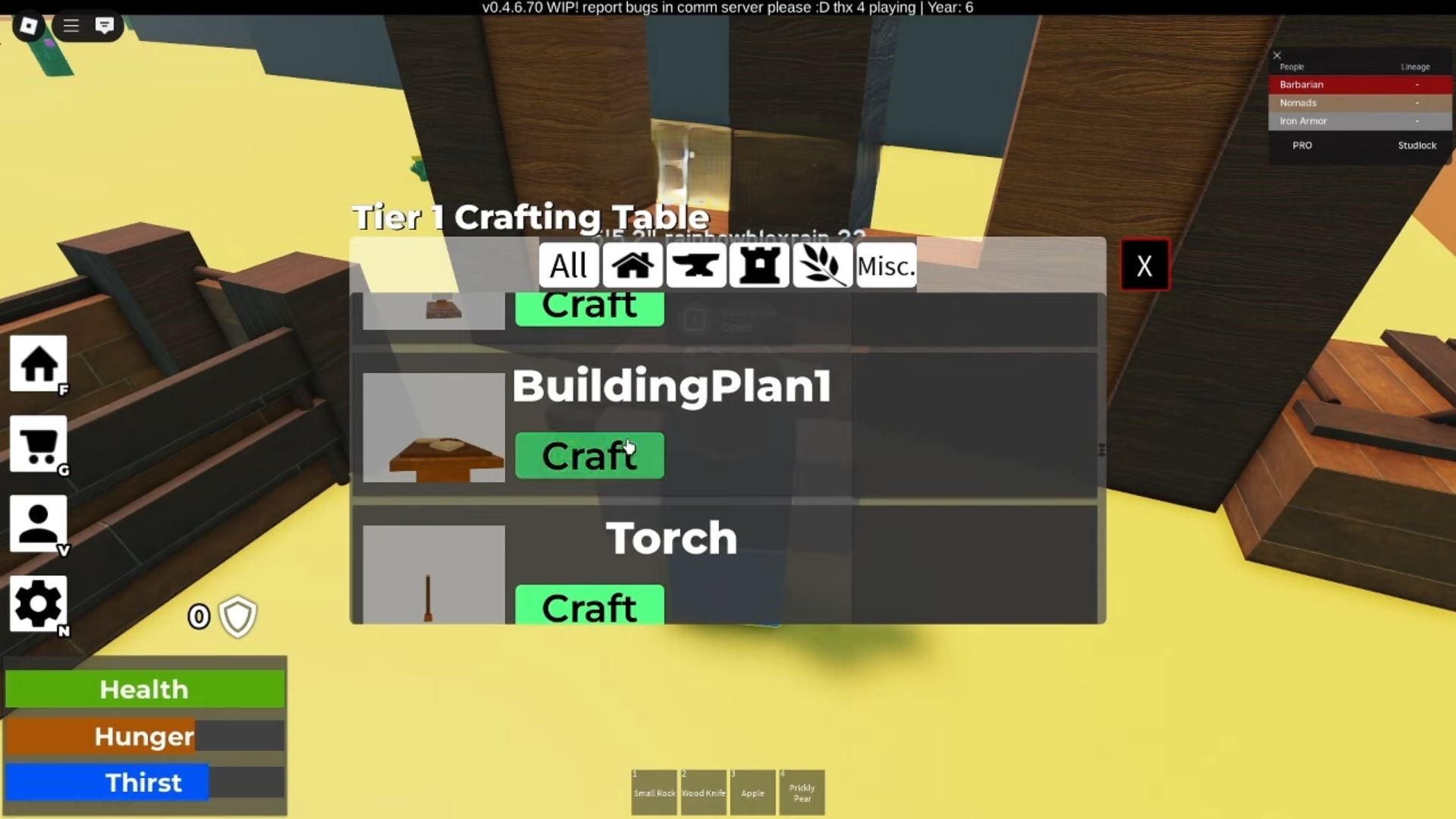 Crafting Building Plan (Image via Roblox)