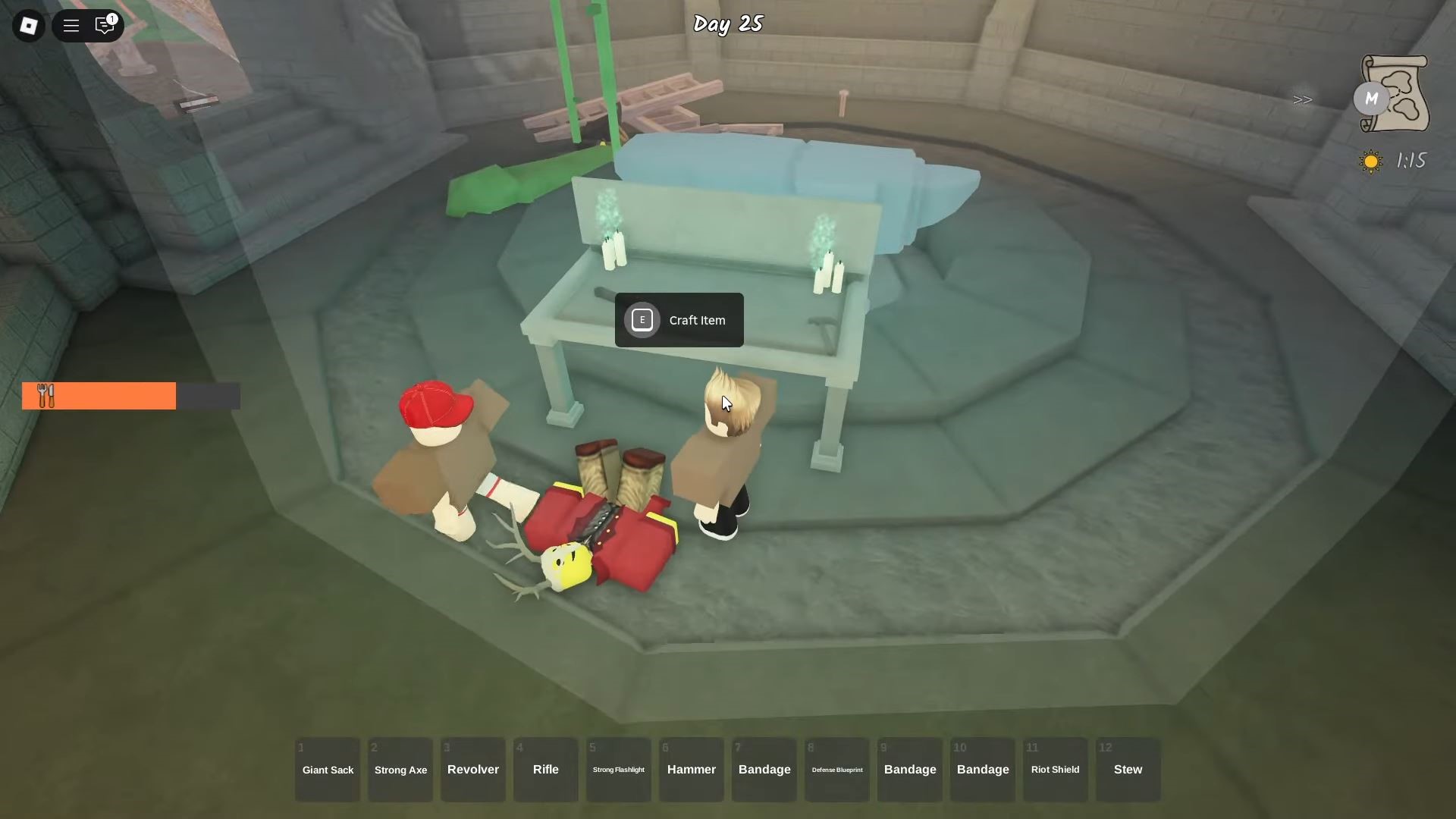 Crafting in Anvil (Image via Roblox)
