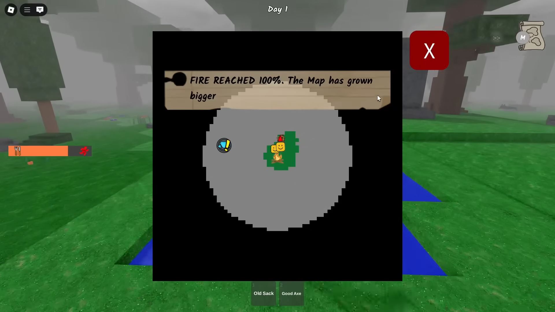 Cultist Stronghold icon on the map (Image via Roblox)