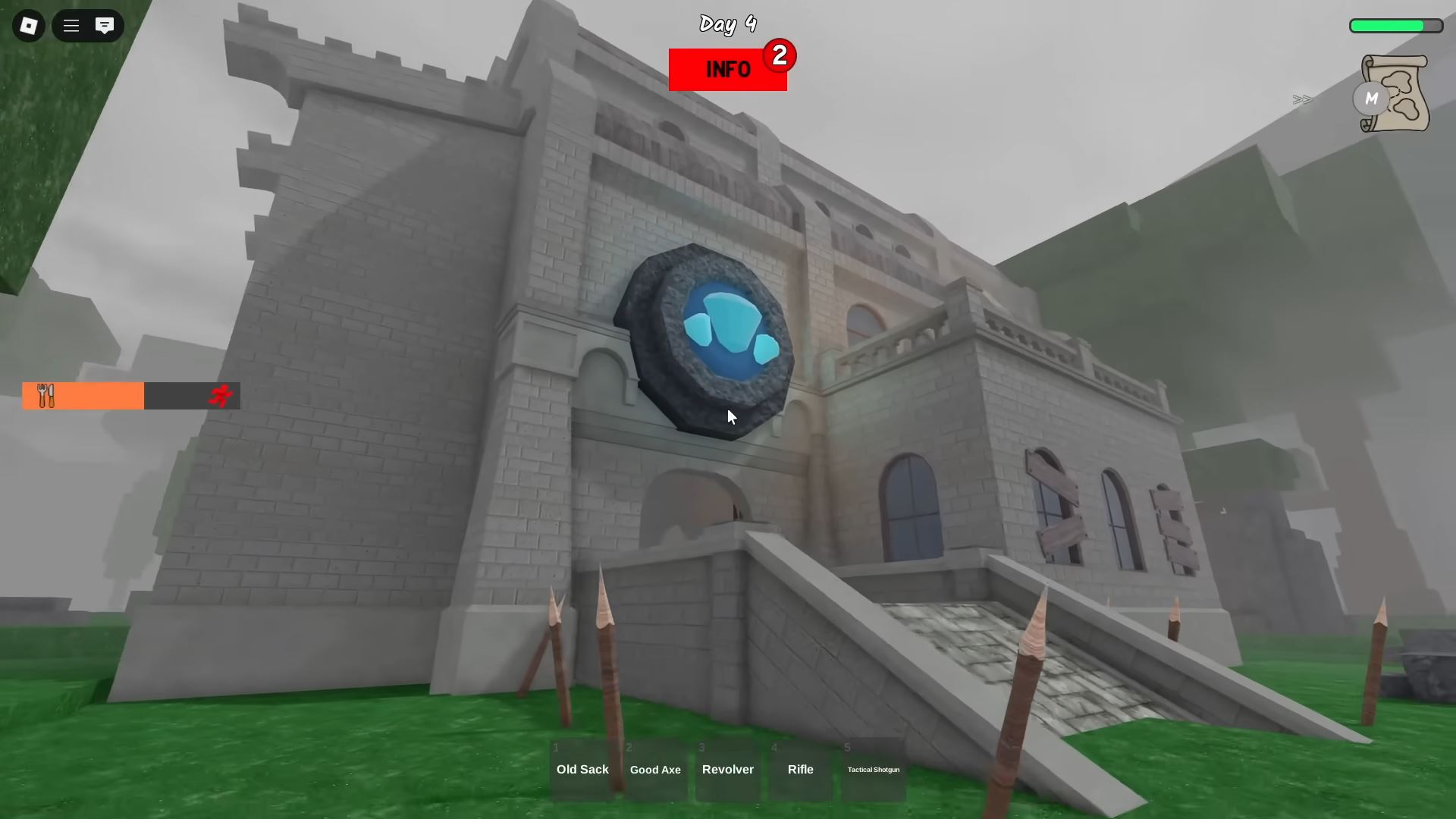 Cultist Stronghold in 99 Nights in The Forest (Image via Roblox)