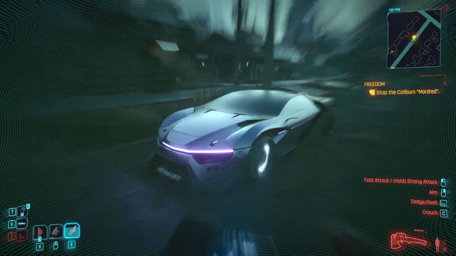 Cyberpunk 2077 - Rayfield Caliburn Mordred