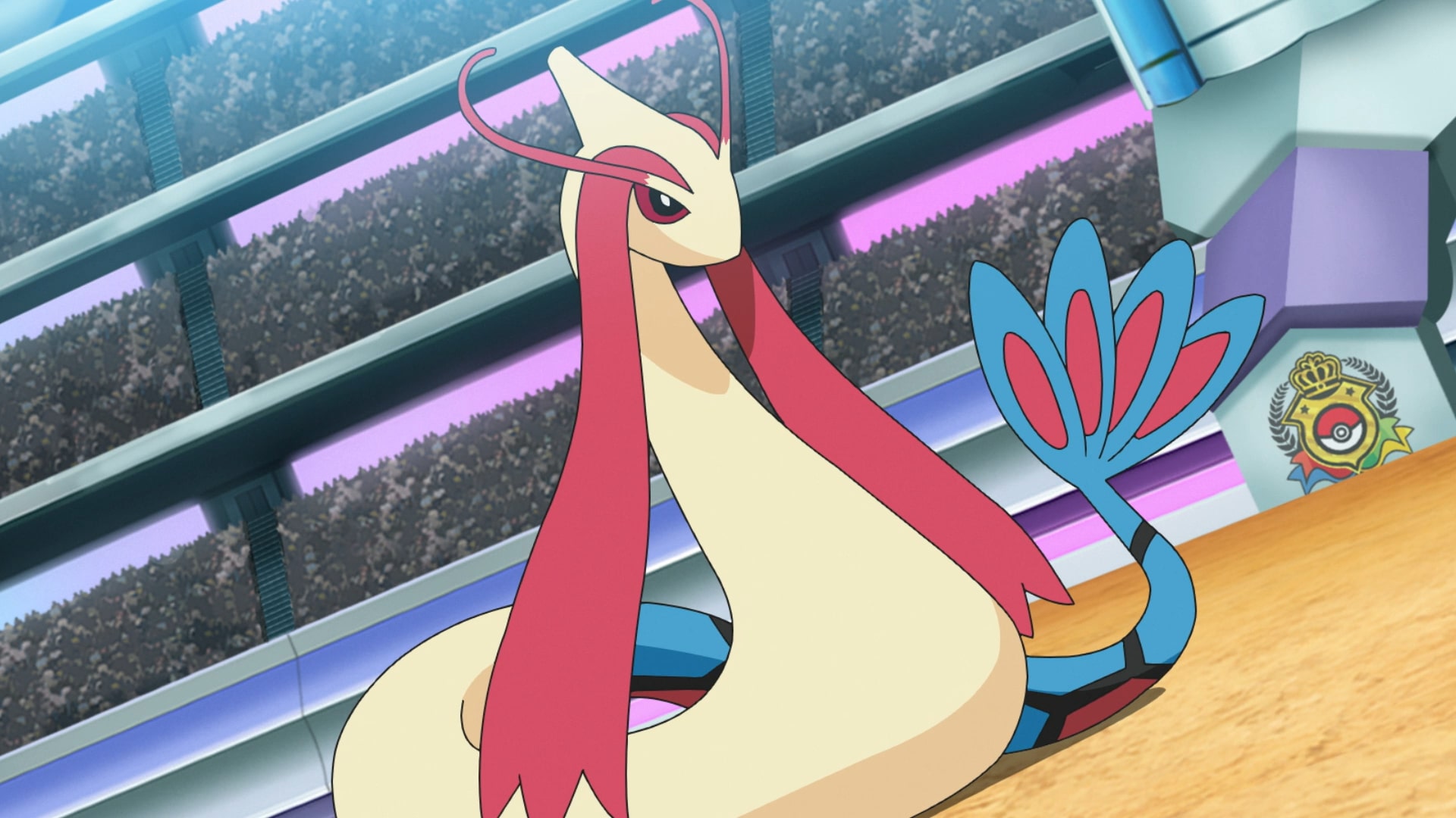 Milotic in the anime (Image via TPC)