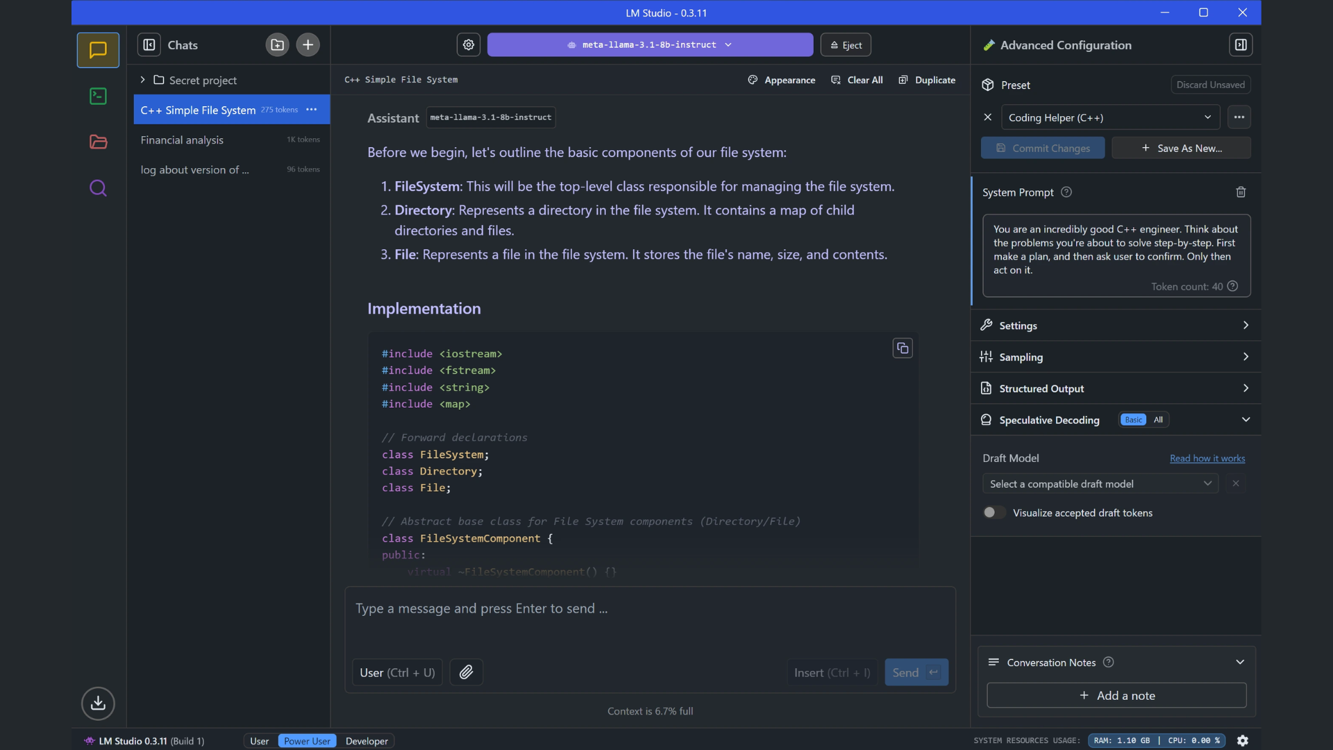 LM studio can be used to use LLMs natively on your own PC