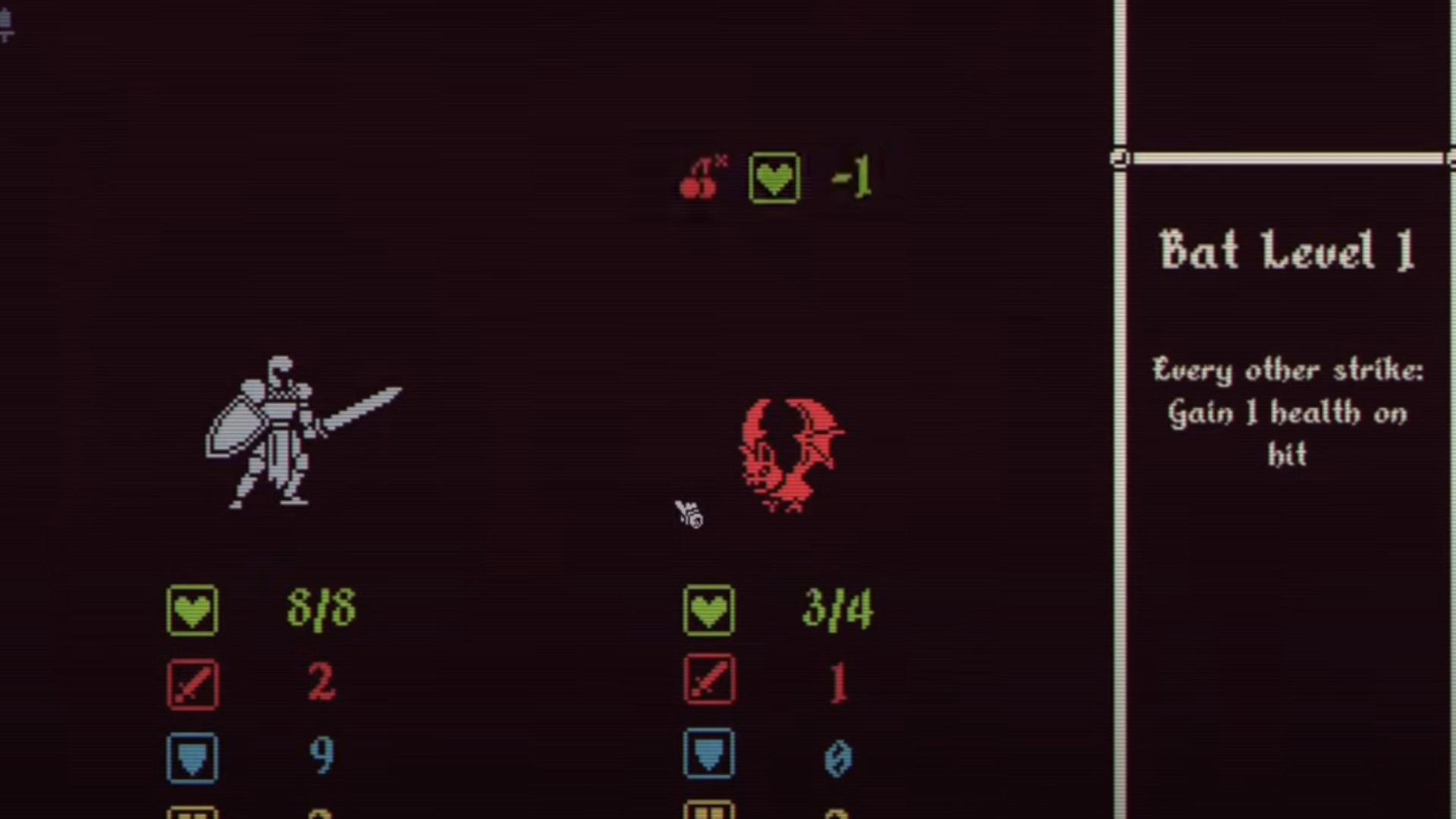 Damaging an enemy with the cherry bomb attacks