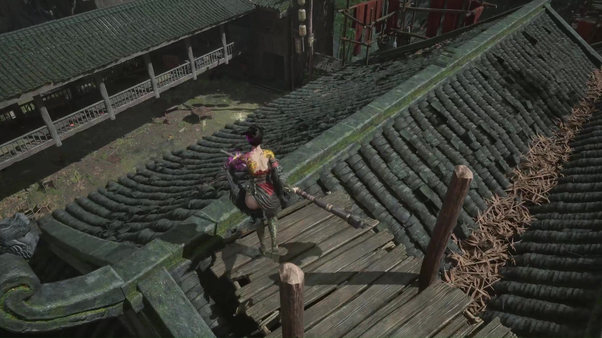 Defeat the monk and pick up the loot to get the Empyrean Greataxe in Wuchang Fallen Feathers.