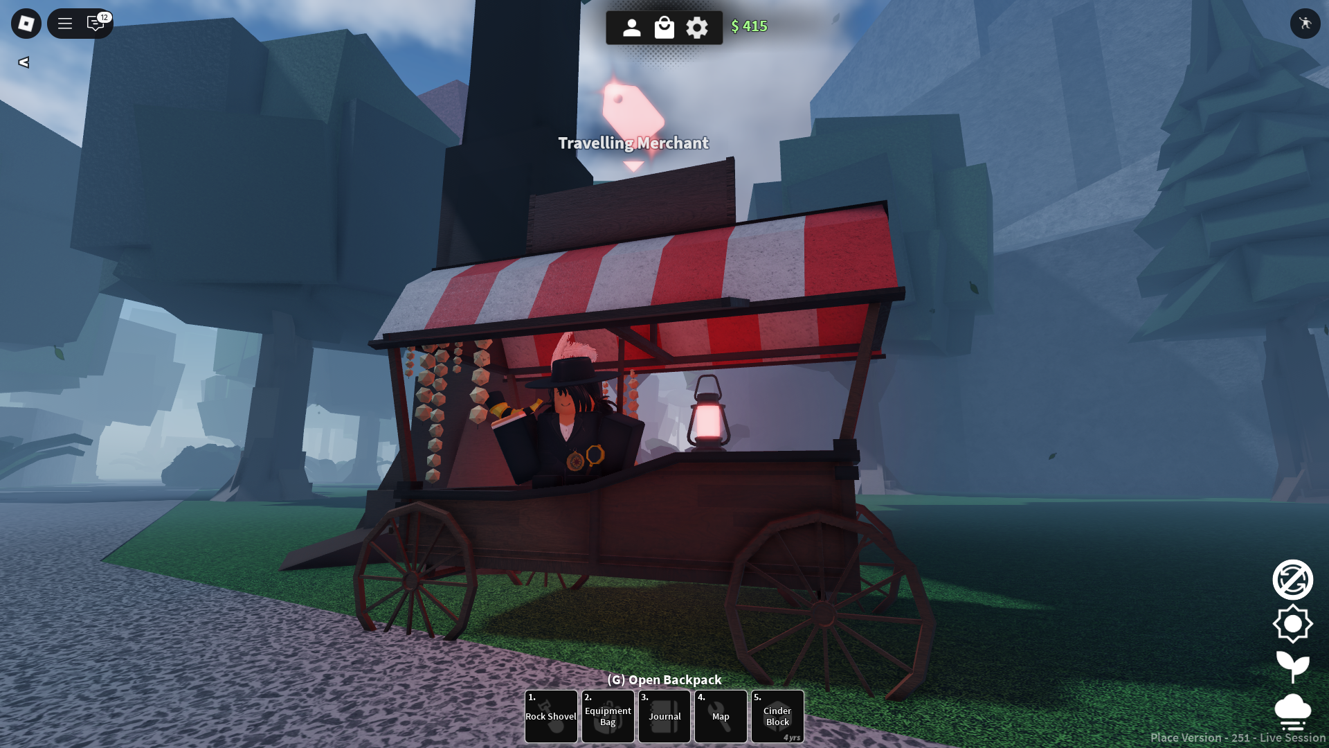 Travelling Merchant (Image via Roblox)