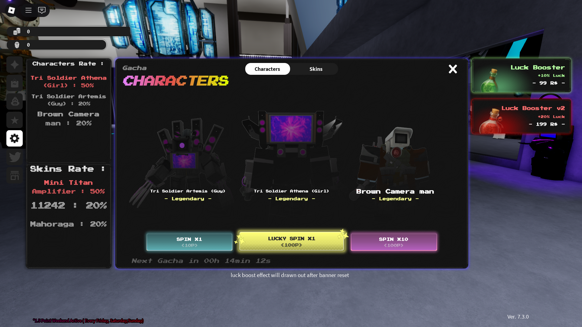 Rolling new units (Image via Roblox)