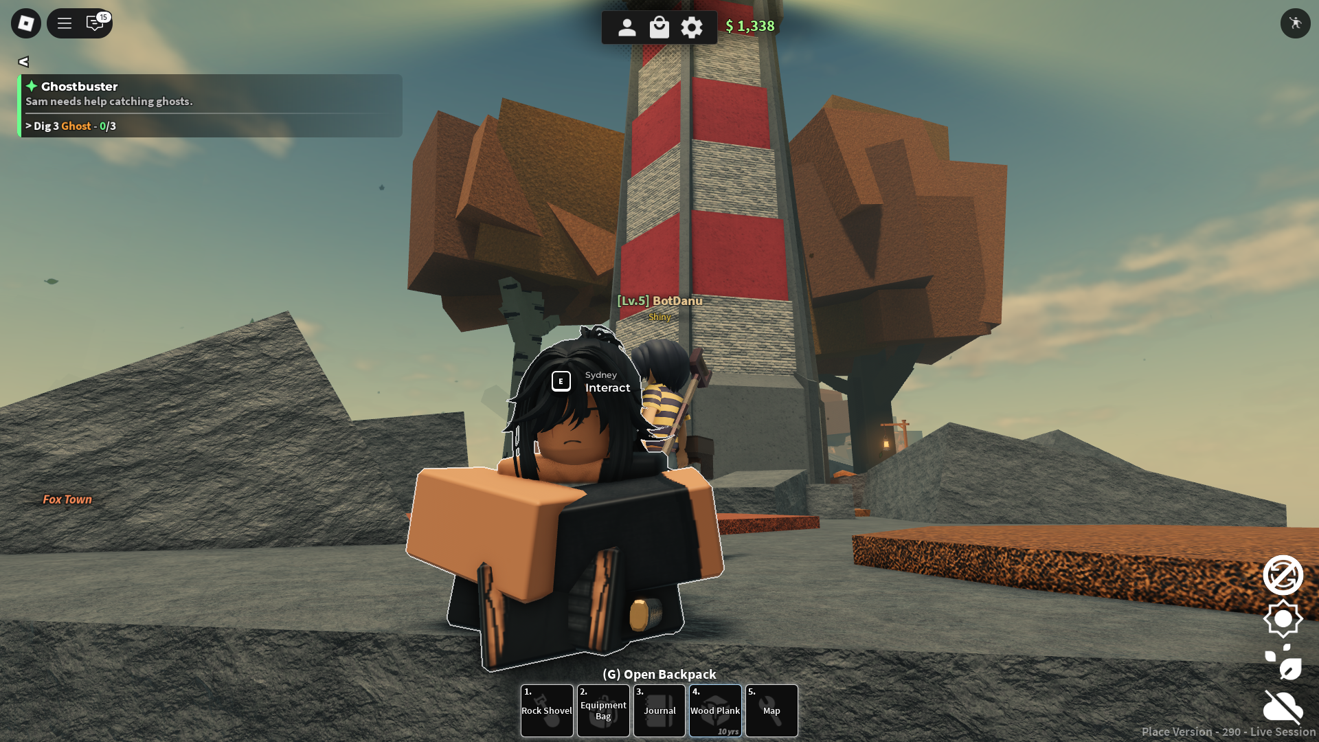 Sydney near lighthouse (Image via Roblox)