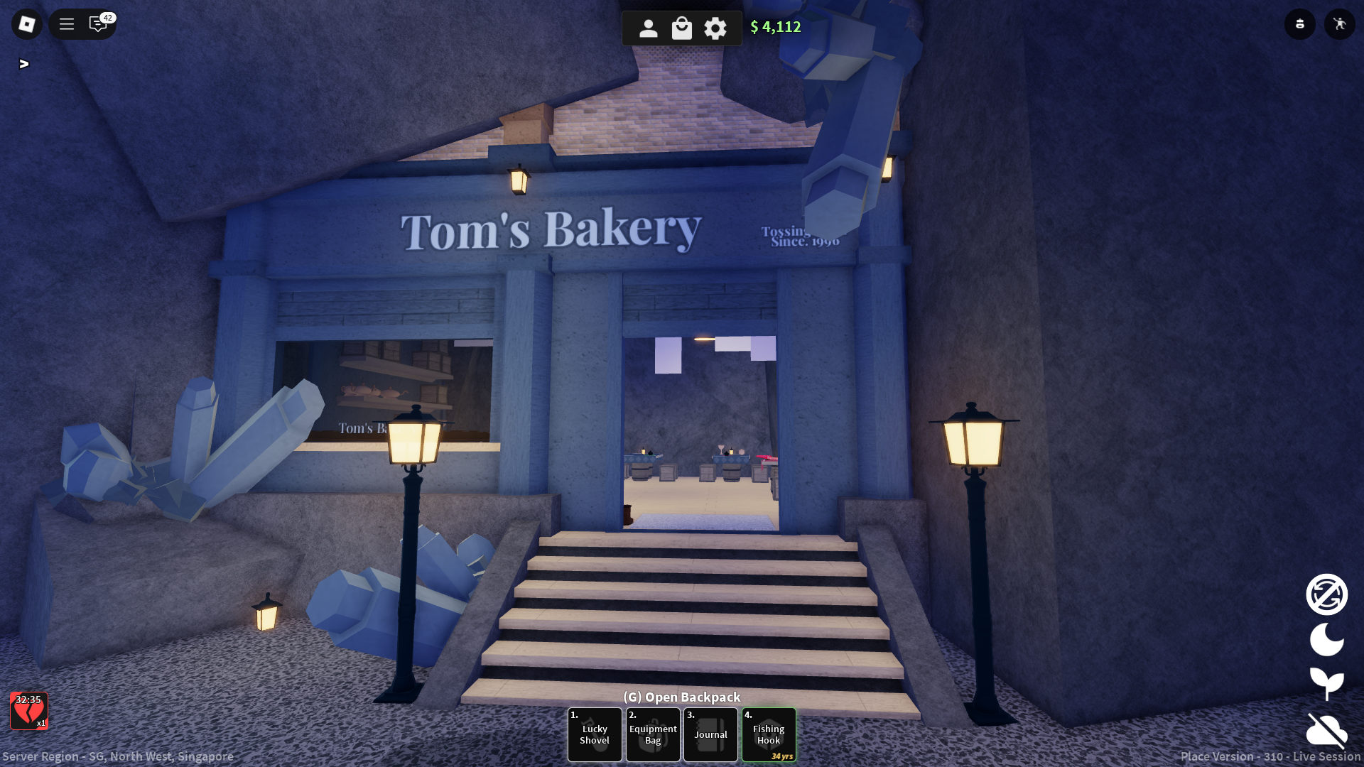 Tom’s Bakery Front (Image via Roblox)