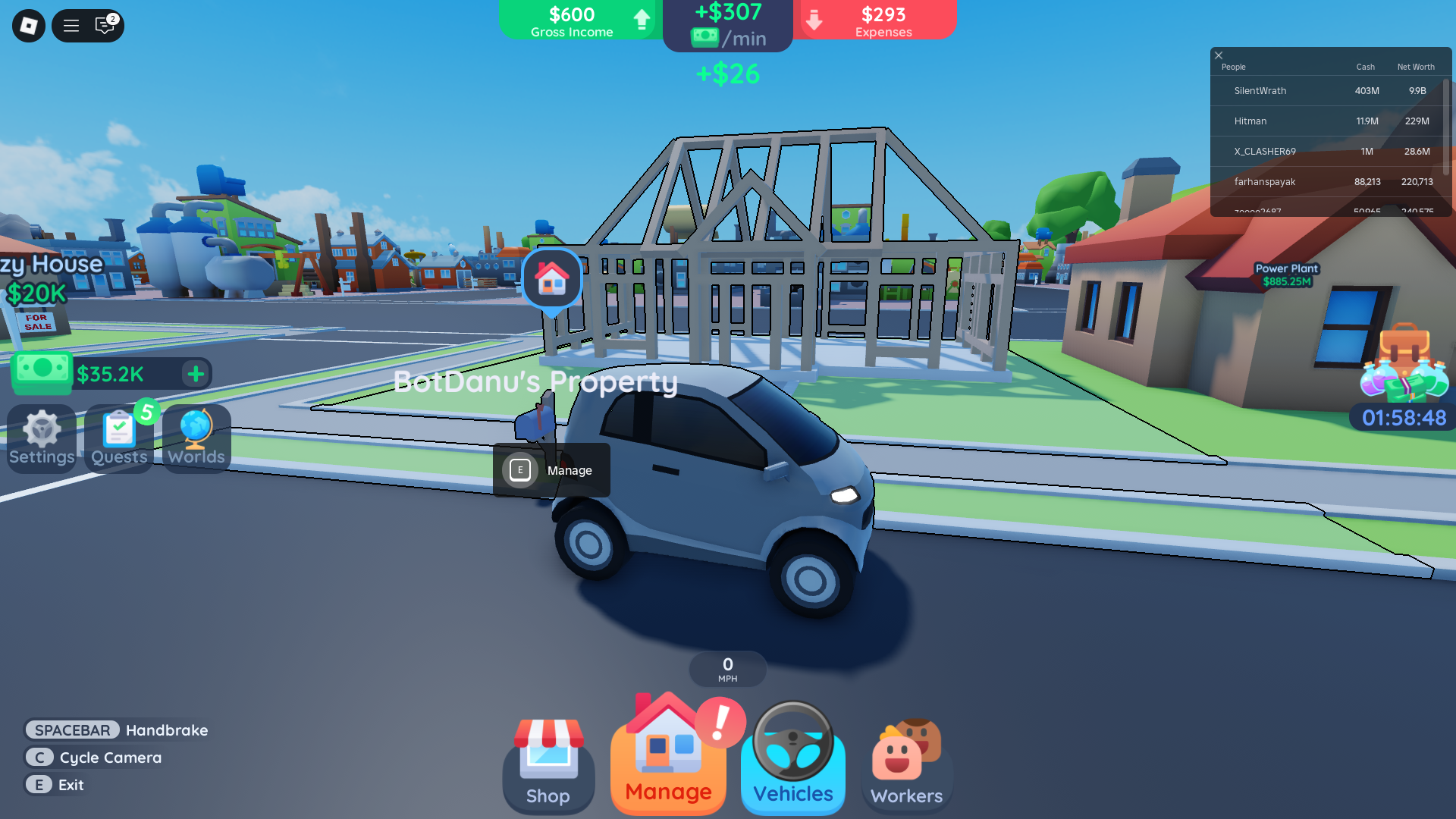 Buying new property (Image via Roblox)