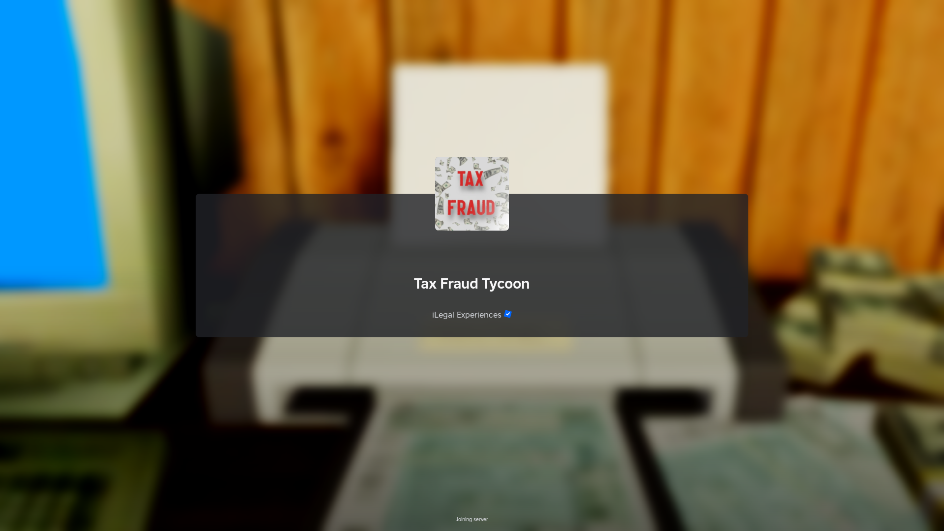 Tax Fraud Tycoon (Image via Roblox)