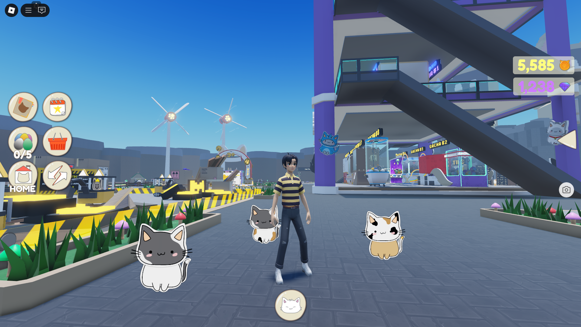 Hatch The Cats (Image via Roblox)