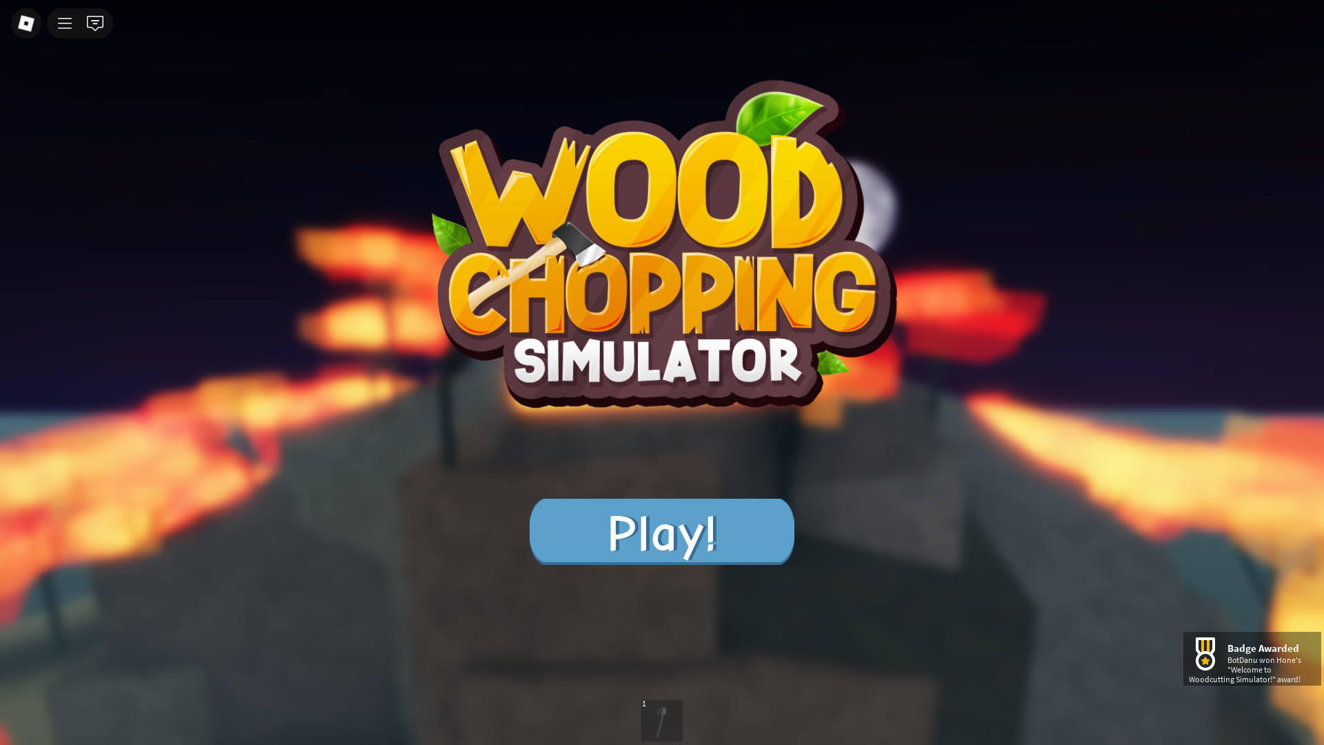 Woodchopping Simulator (Image via Roblox)