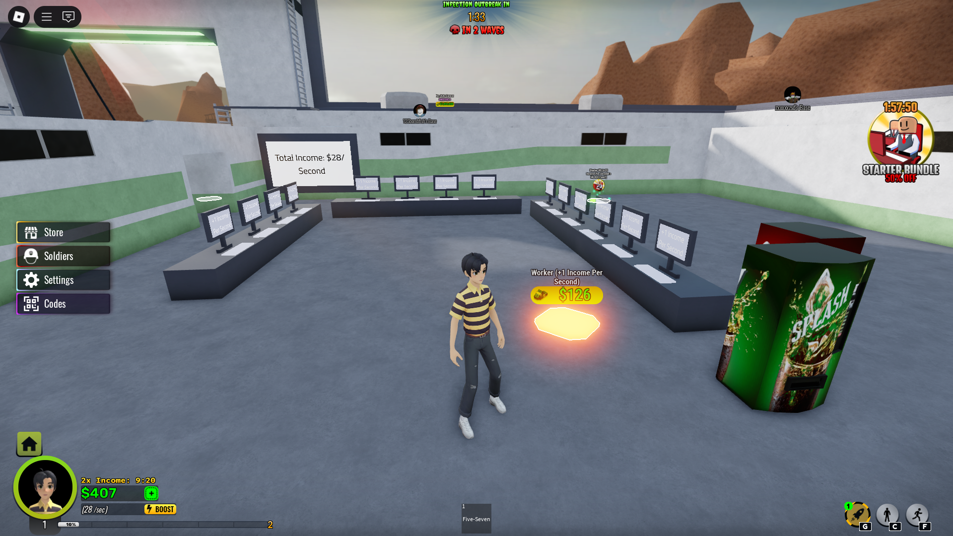 Upgrading the lab (Image via Roblox)