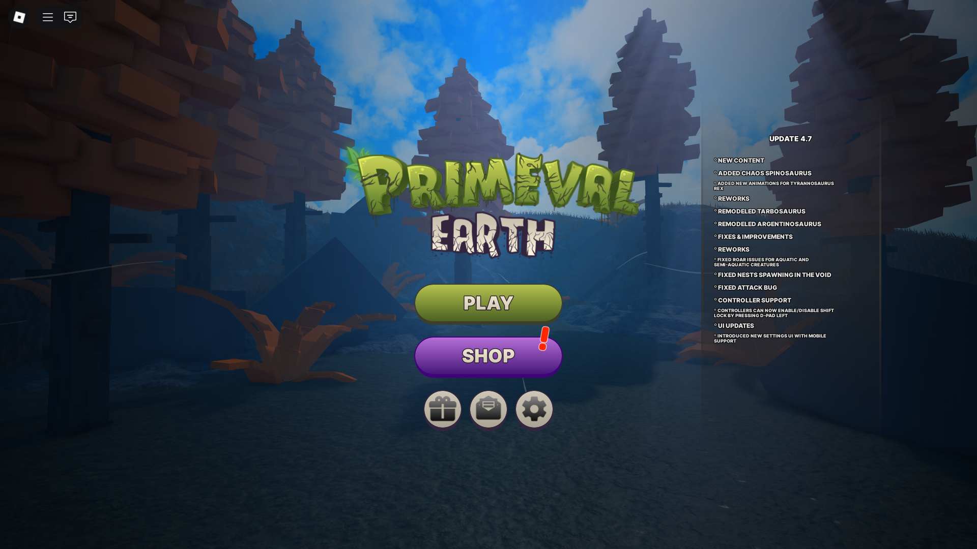 Primeval Earth (Image via Roblox)