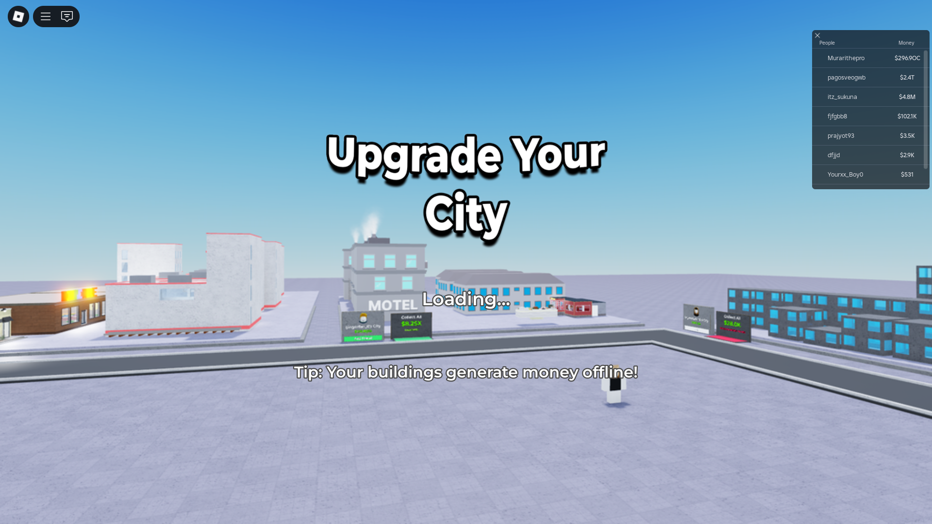 Upgrade Your City (Image via Roblox)