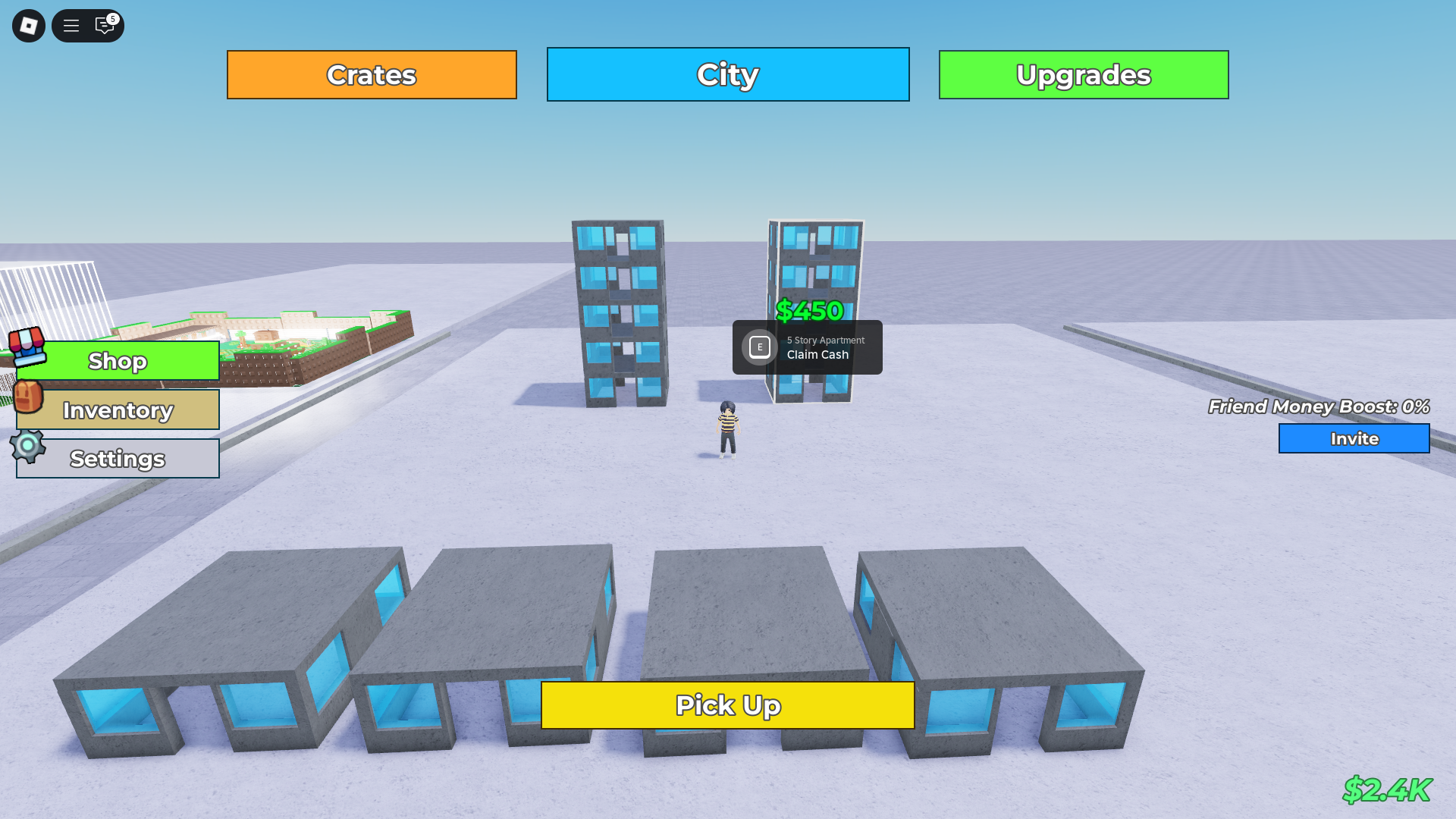Upgrading city (Image via Roblox)