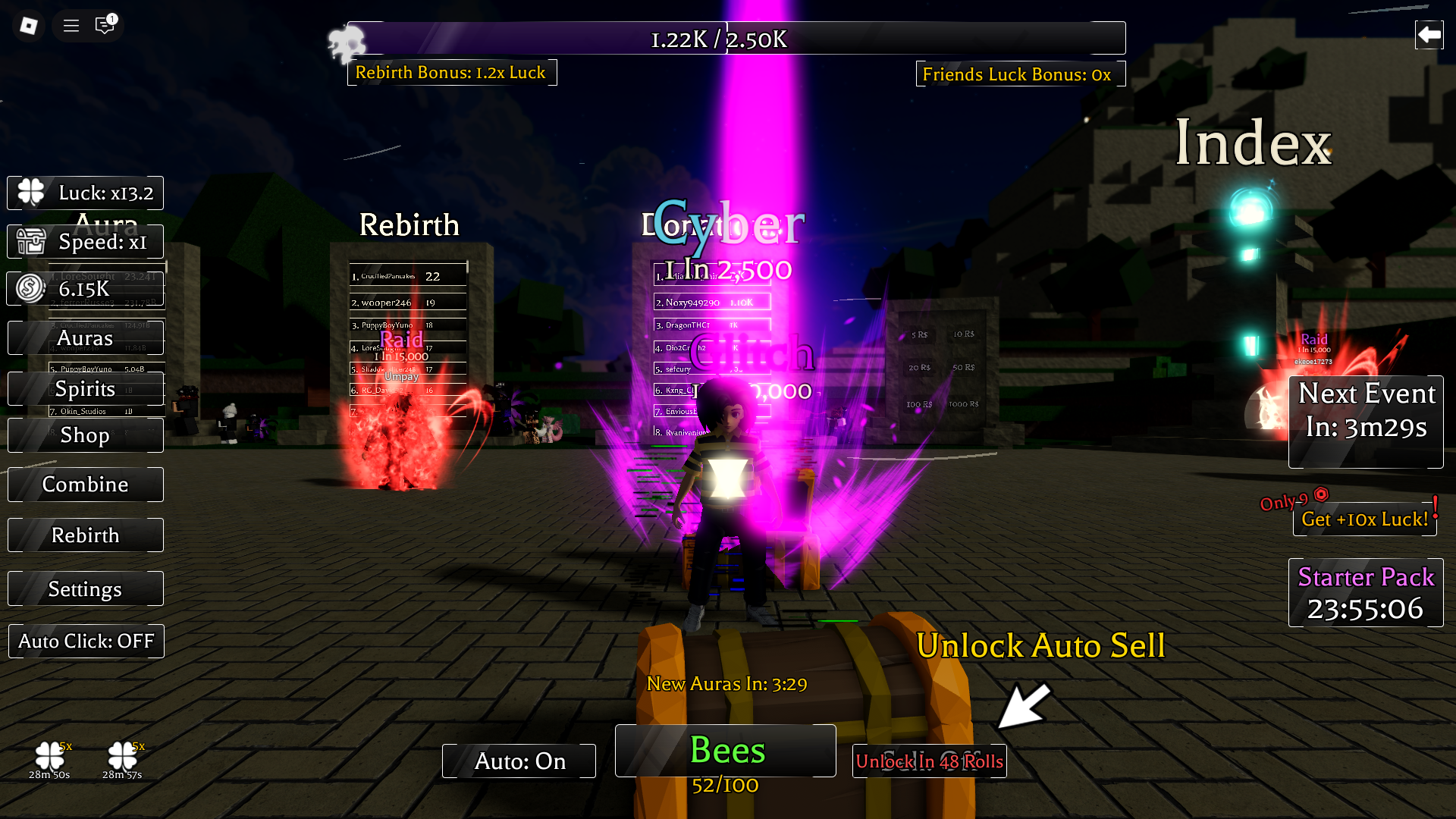 Rolling for better aura (Image via Roblox)