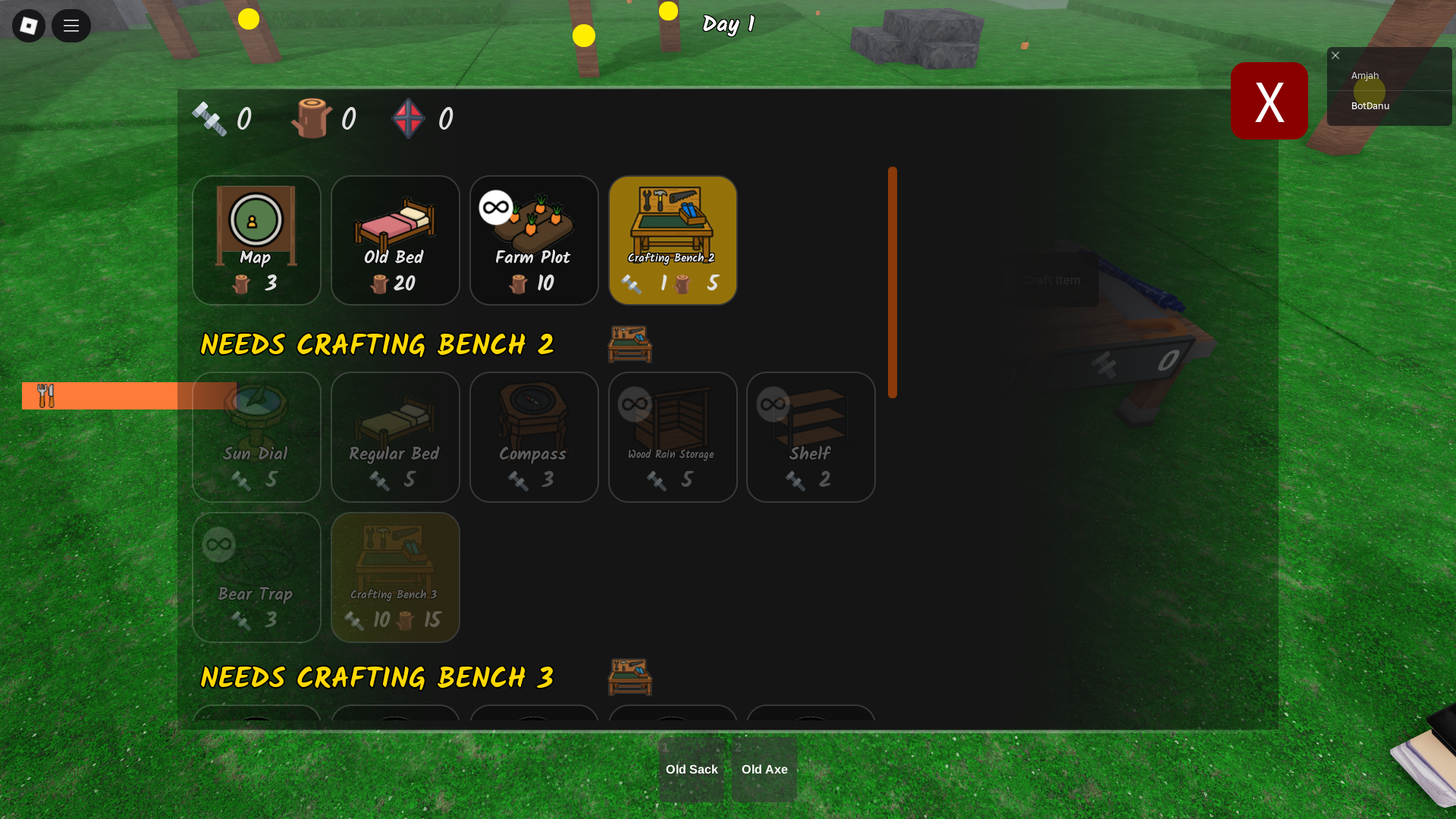 Crafting Bench (Image via Roblox)