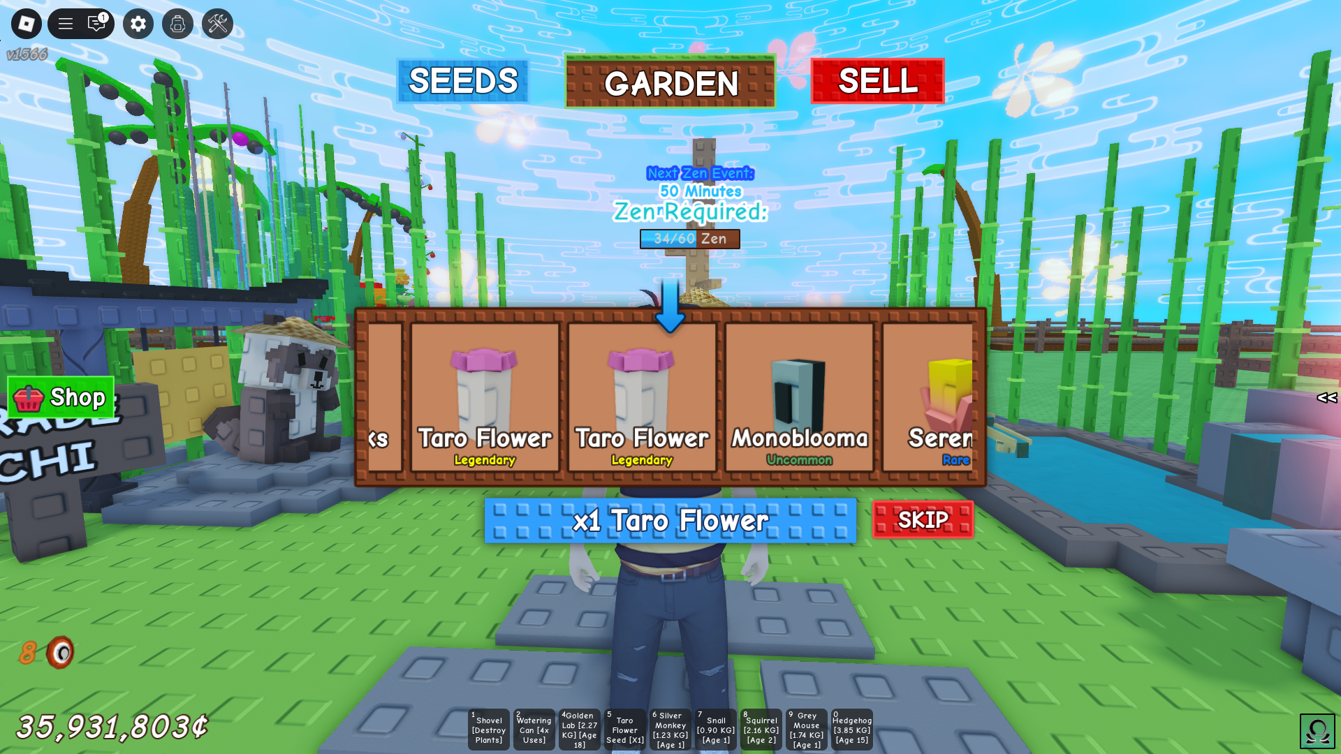 Taro Flower (Image via Roblox)