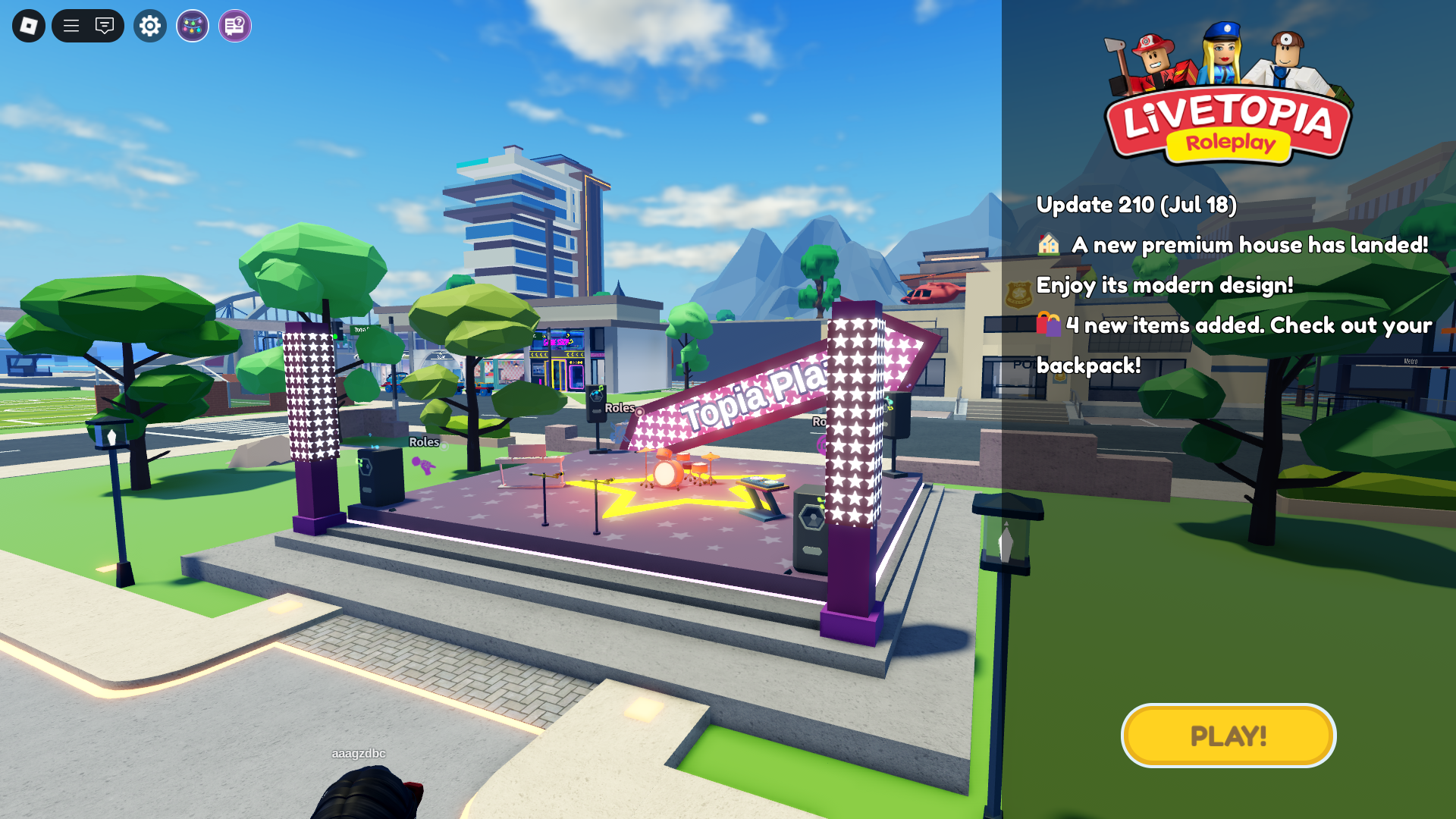 Livetopia (Image via Roblox)