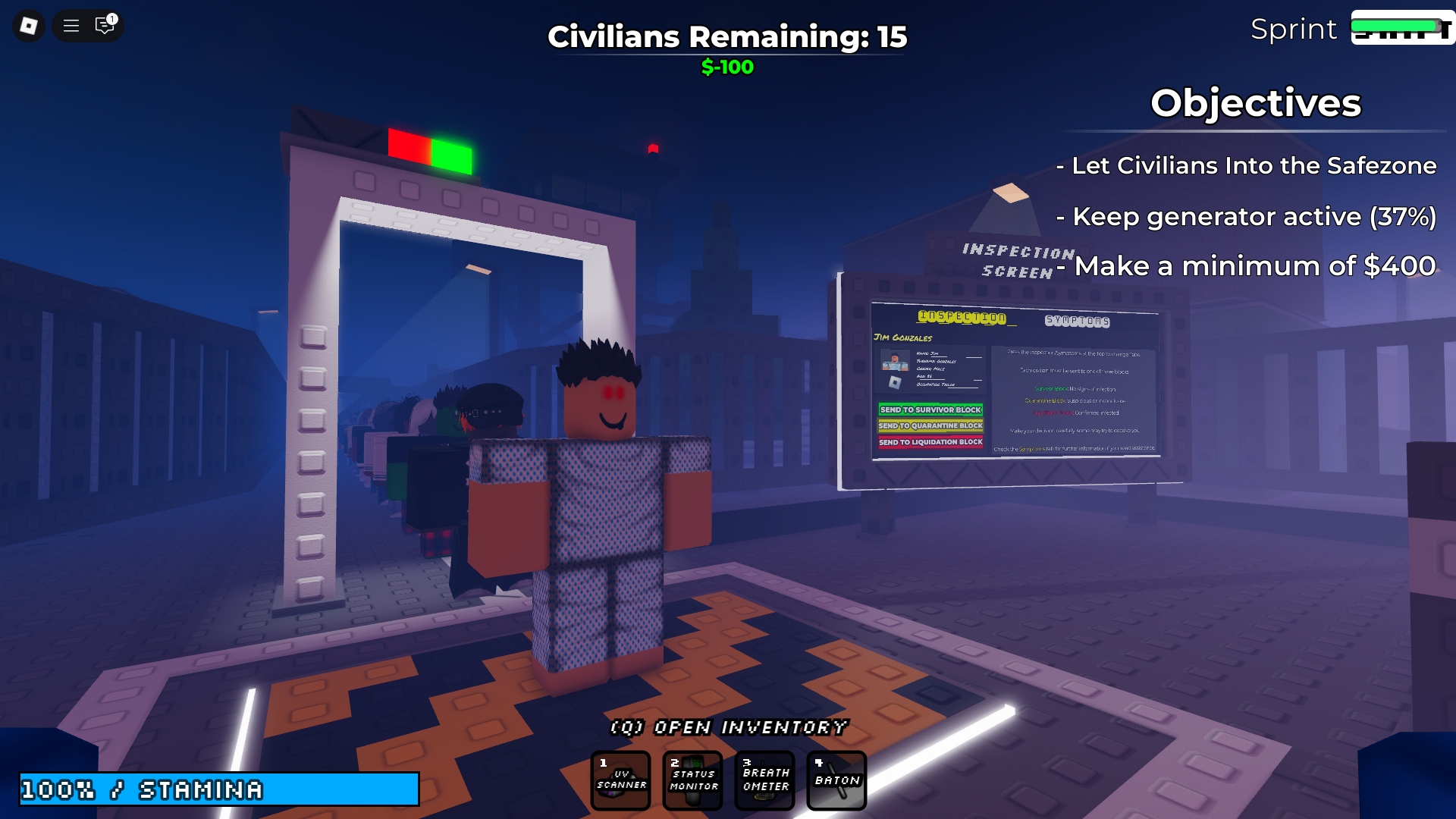 Inhuman (Image via Roblox)