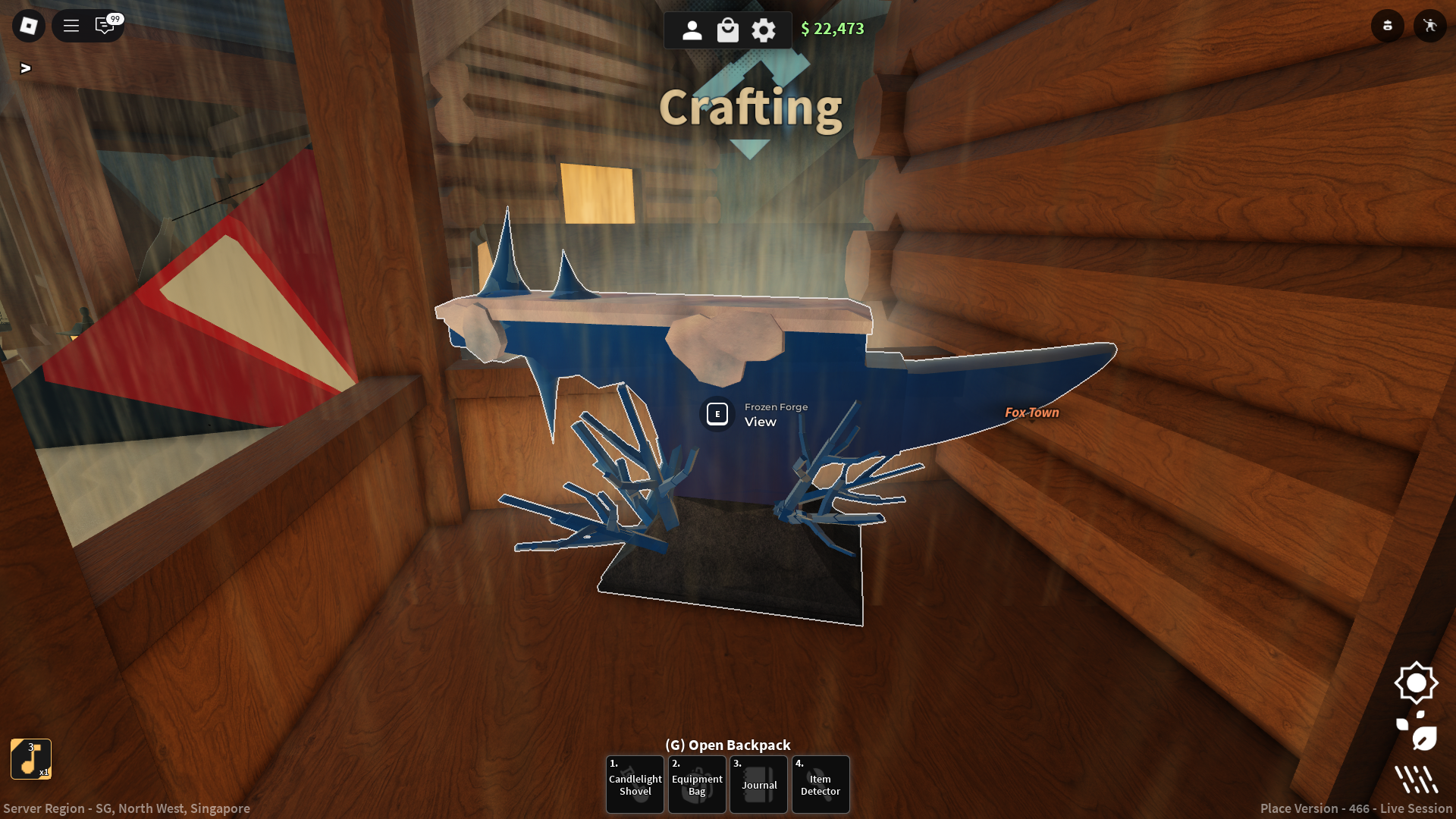 Frozen Forge (Image via Roblox)