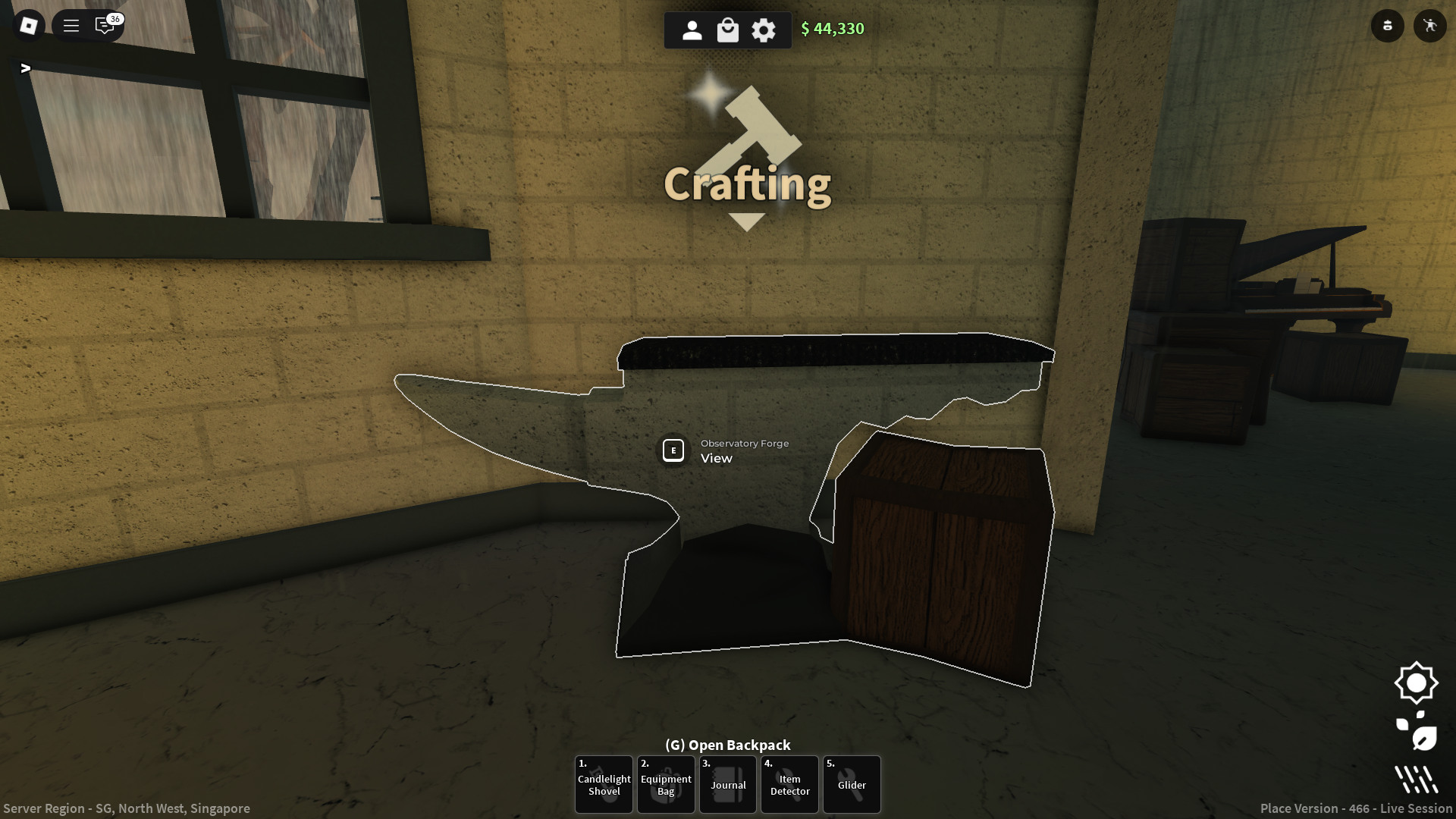Observatory Forge (Image via Roblox)
