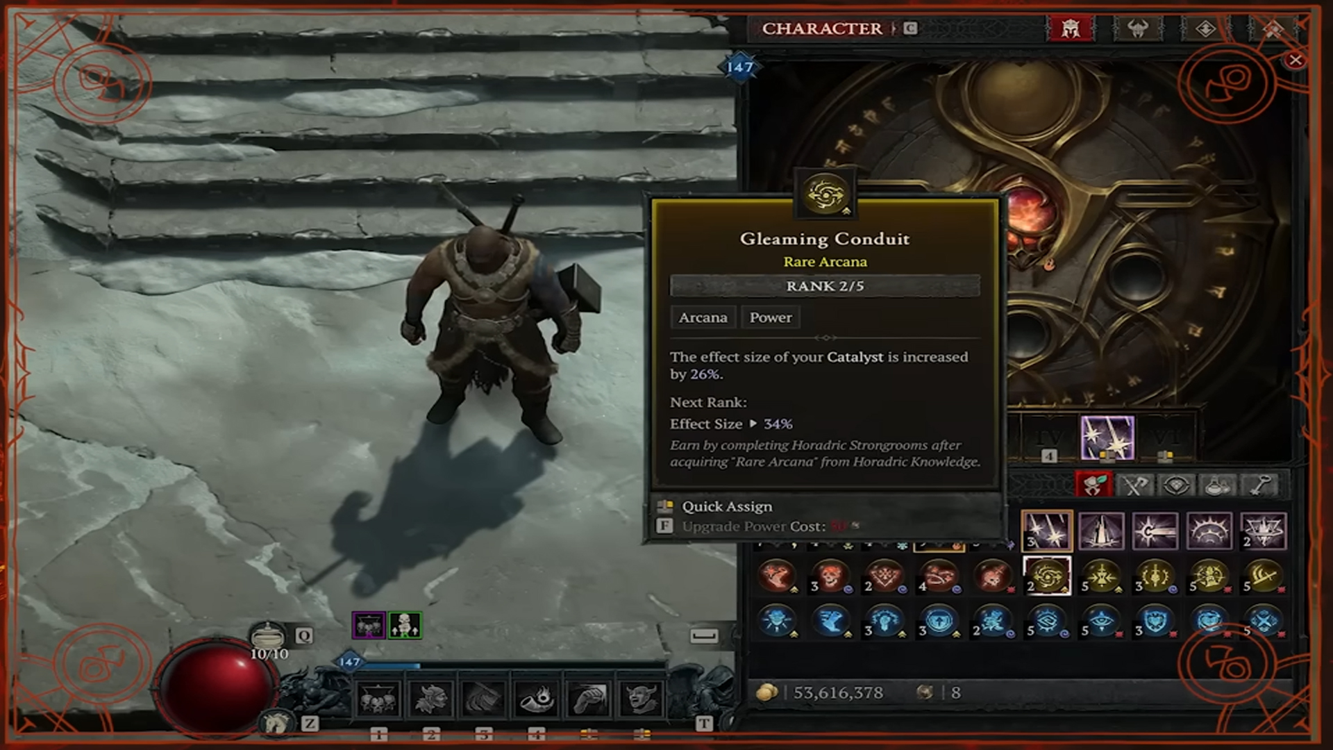 Gleaming Conduit increases the effect size of your Catalyst