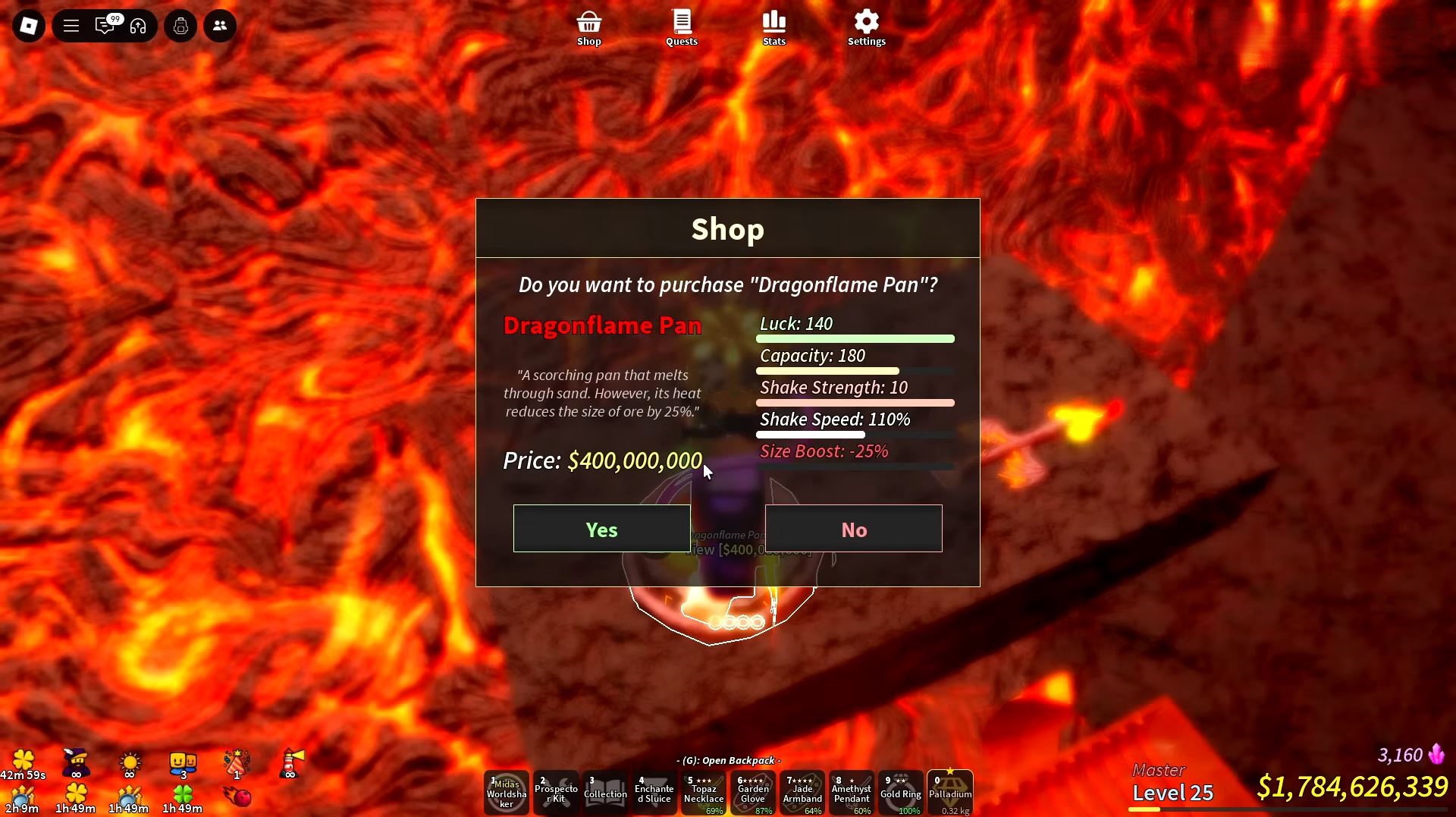 Dragonflame Pan (Image via Roblox)
