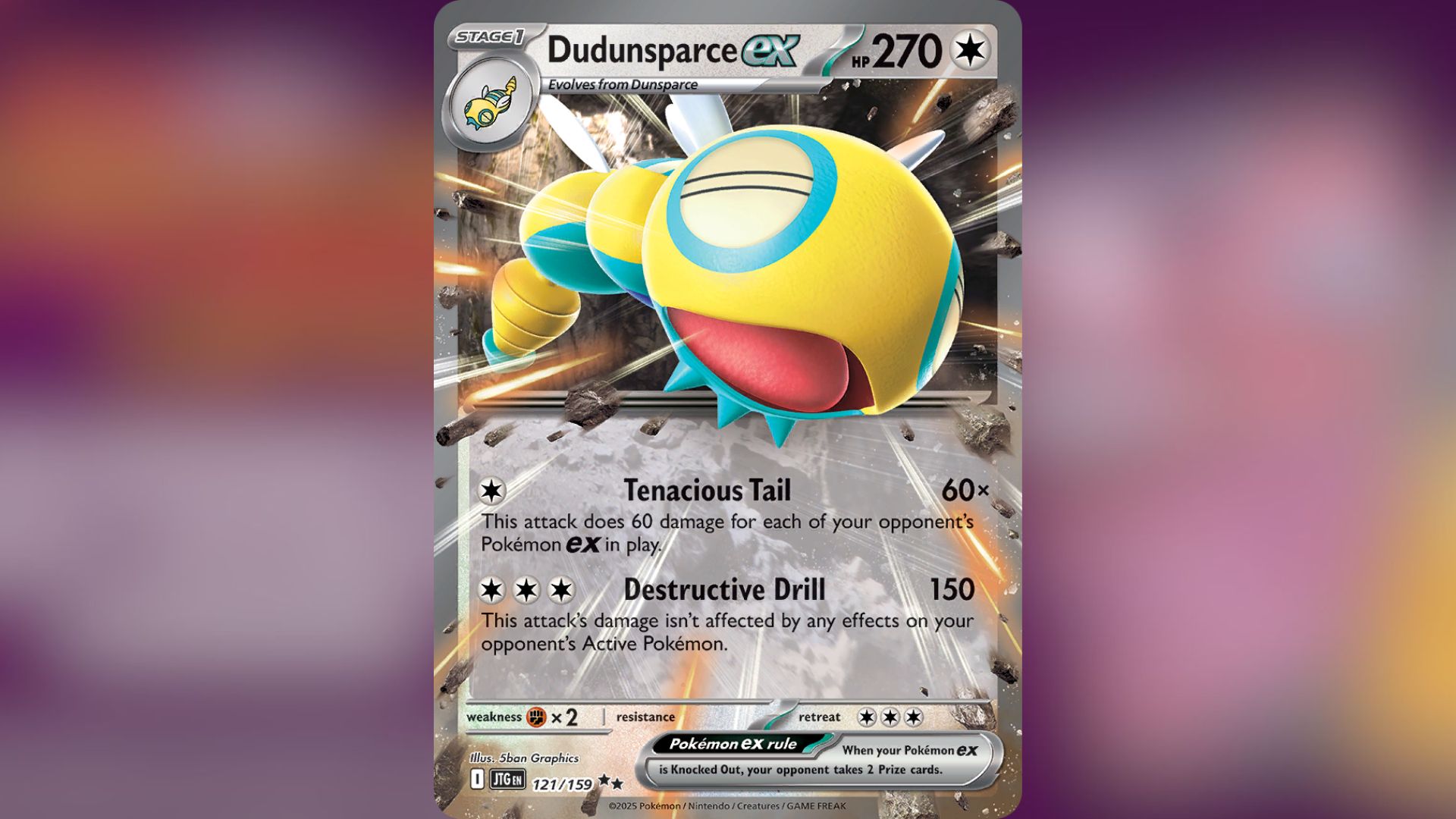 Dudunsparce ex (Image via TPC)
