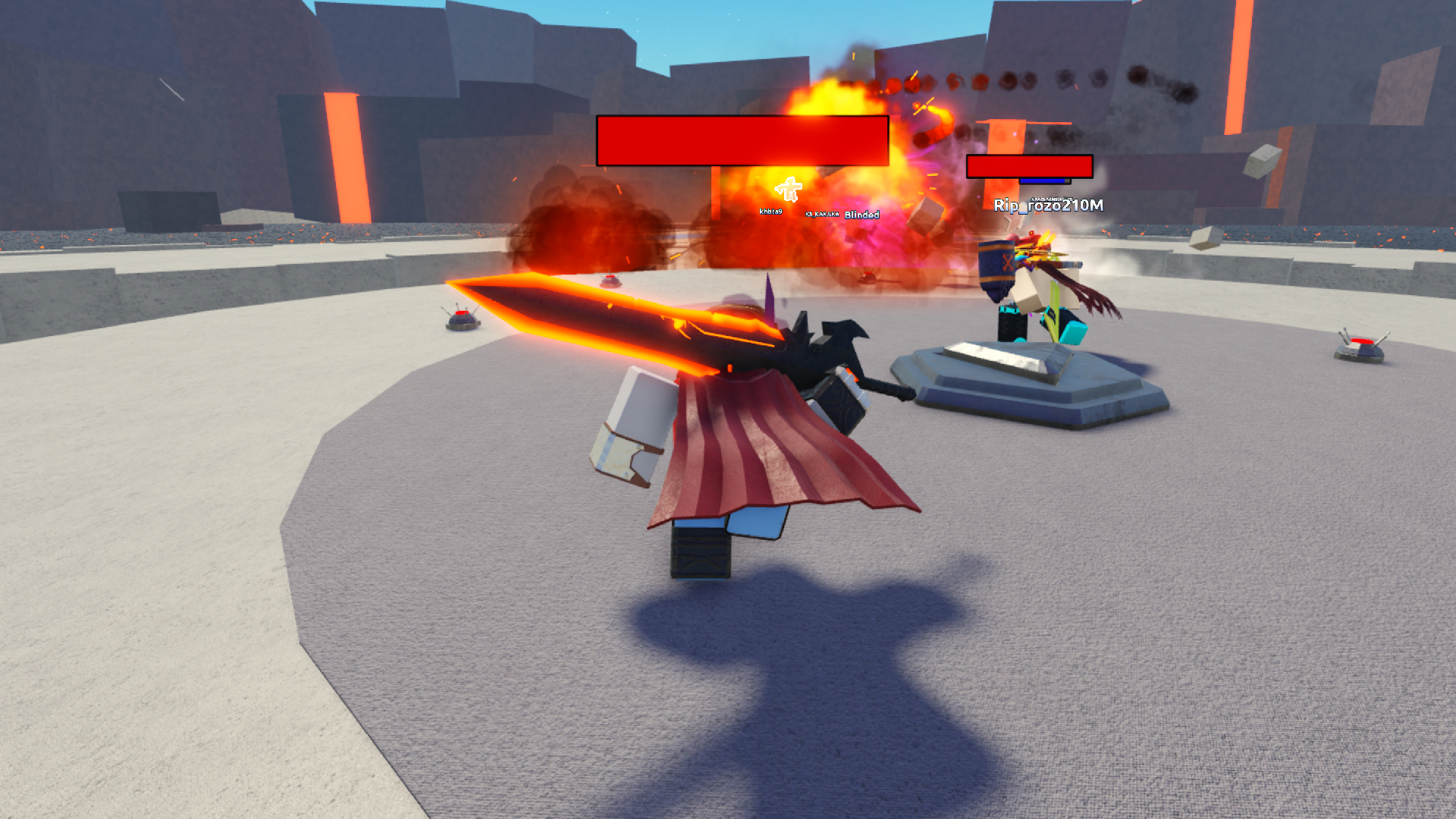 Duel Warriors Flame Mountain Guide (Image via Roblox Corporation)