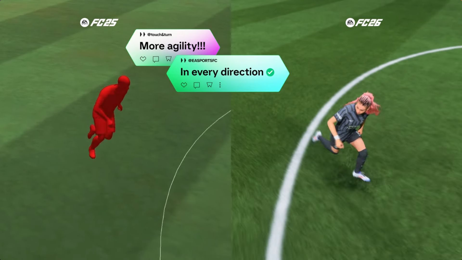 EA FC 26 - Quicker Directional Changes