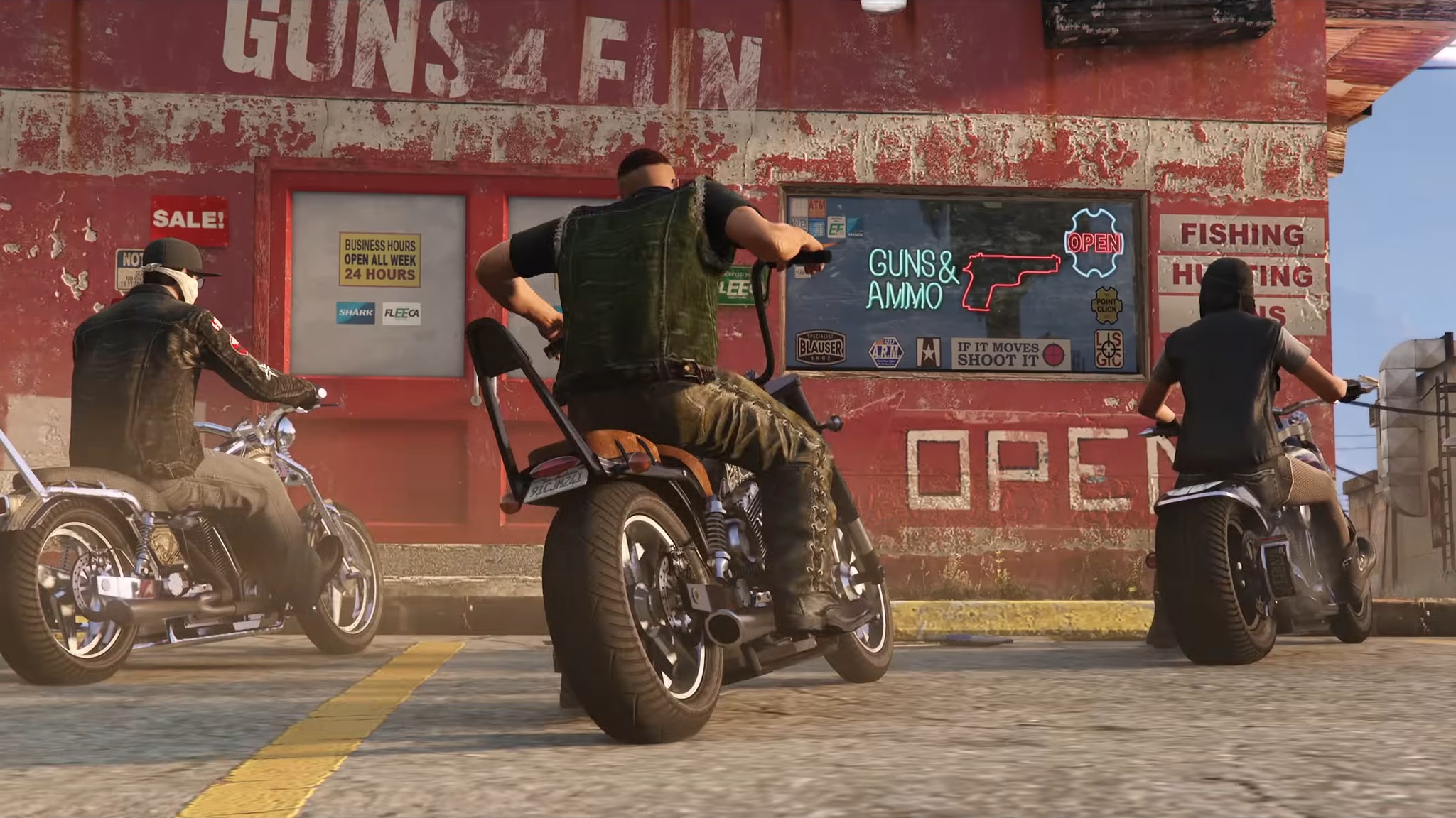 Picture describes GTA 5's ray traced reflections on glasses