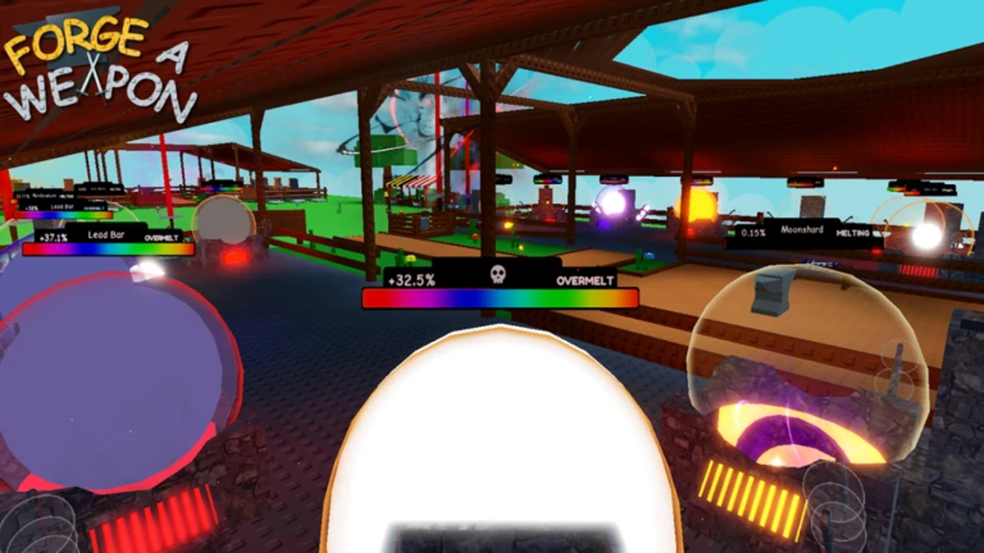 Forge a Weapon (Image via Roblox Corporation)