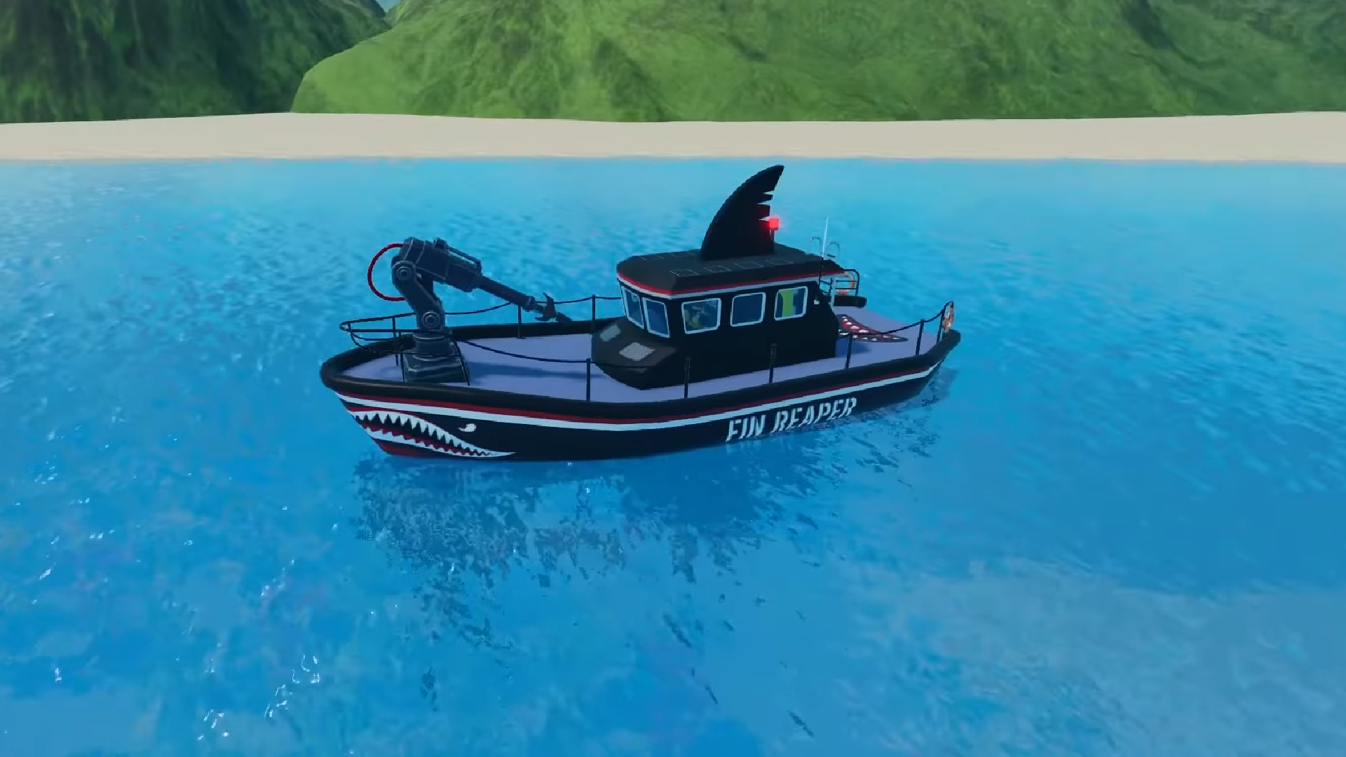 Fin Reaper Boat (Image via Roblox Corporation)