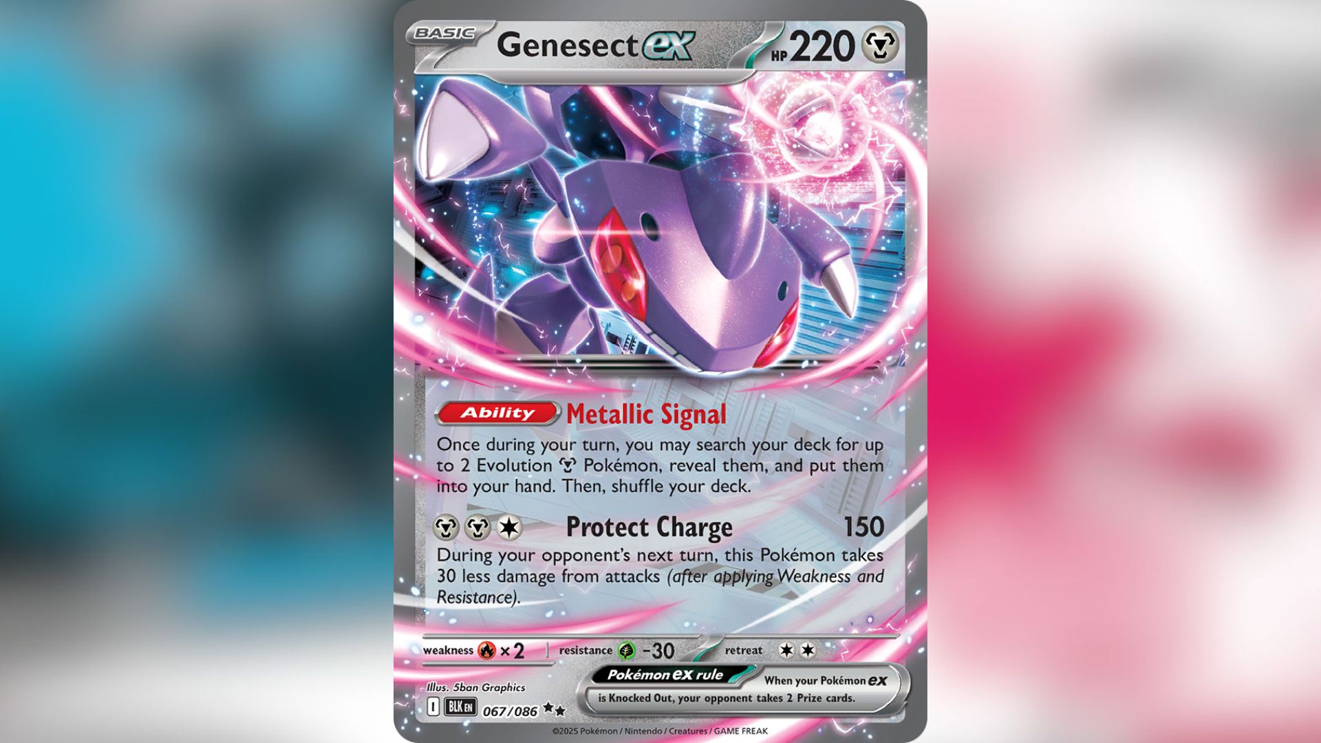 Genesect ex (Image via TPC)