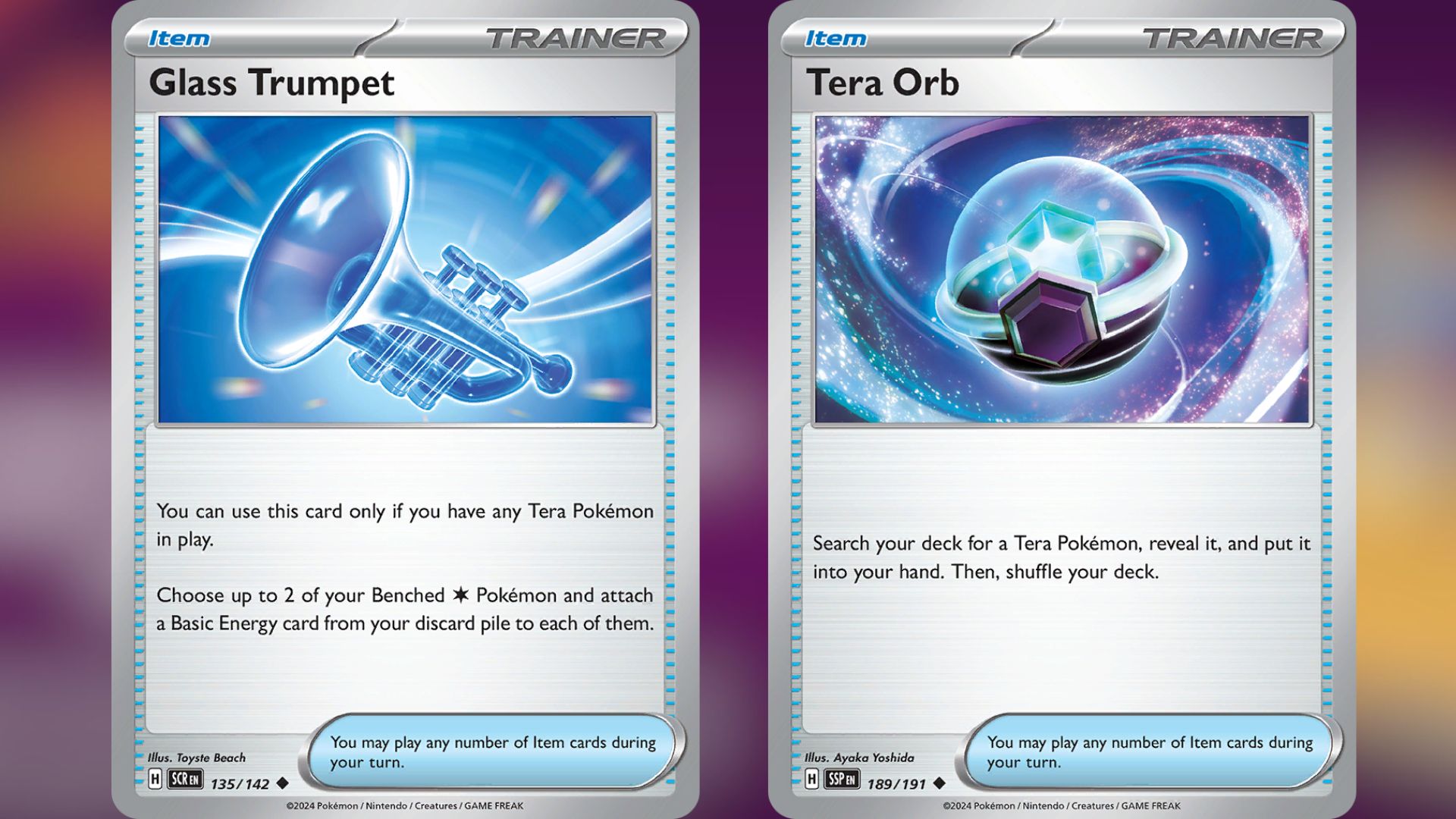 Glass Trumpet and Tera Orb (Image via TPC)