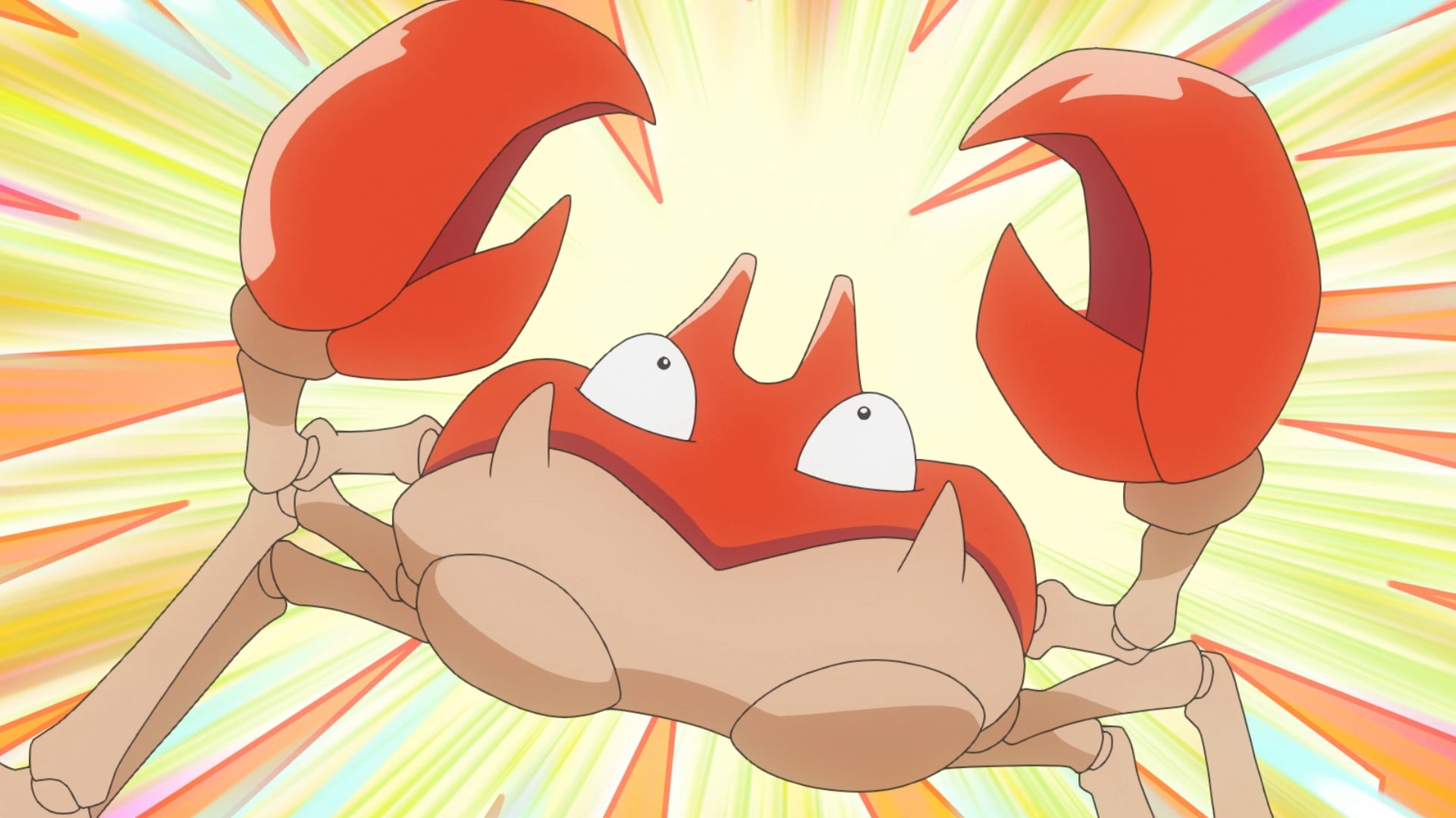 Krabby in the anime (Image via TPC)