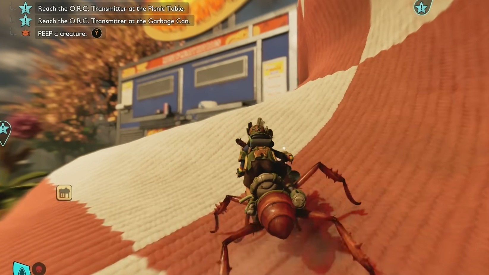 Climbing the Picnic Table (Image via Xbox)