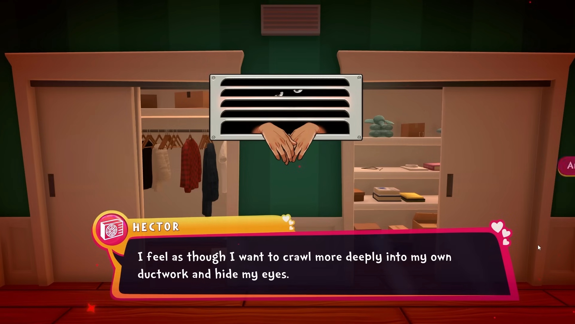 Encourage Hector to give him confidence