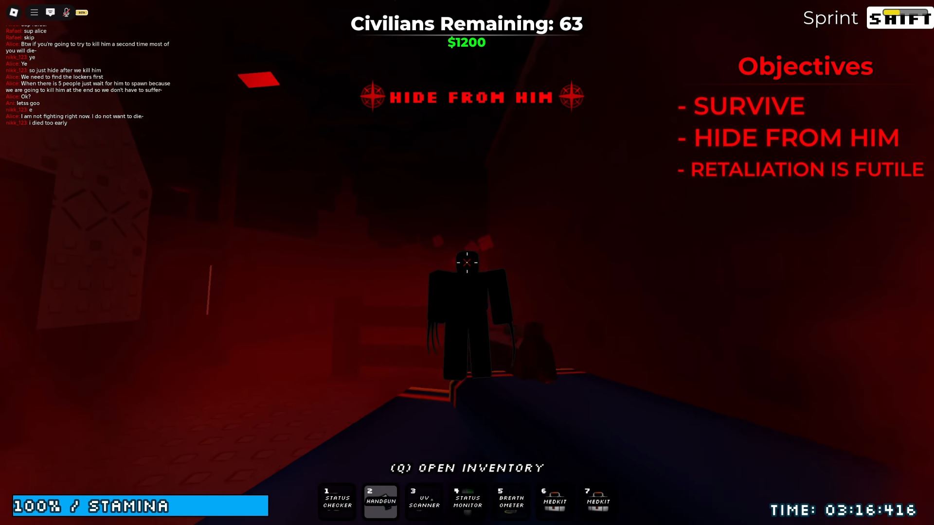 Him in Inhuman (Image via Roblox)
