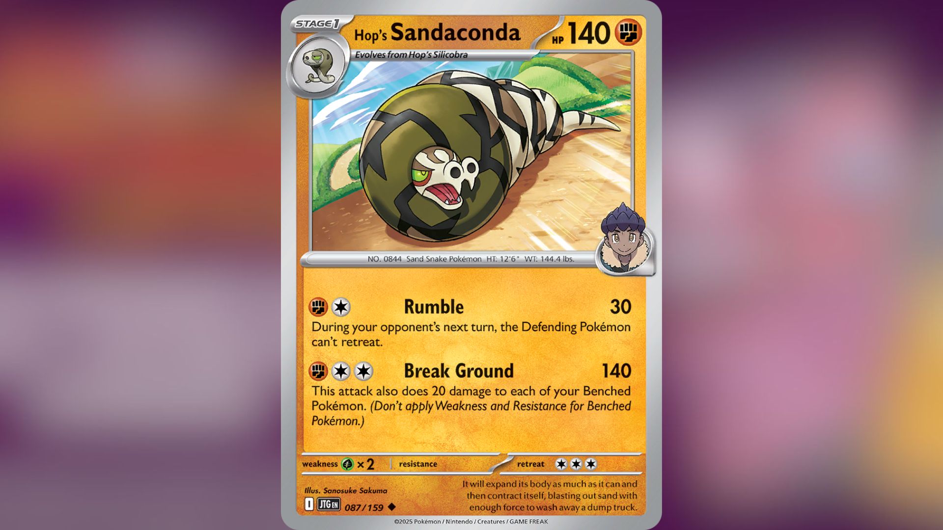 Hop's Sandaconda (Image via TPC)