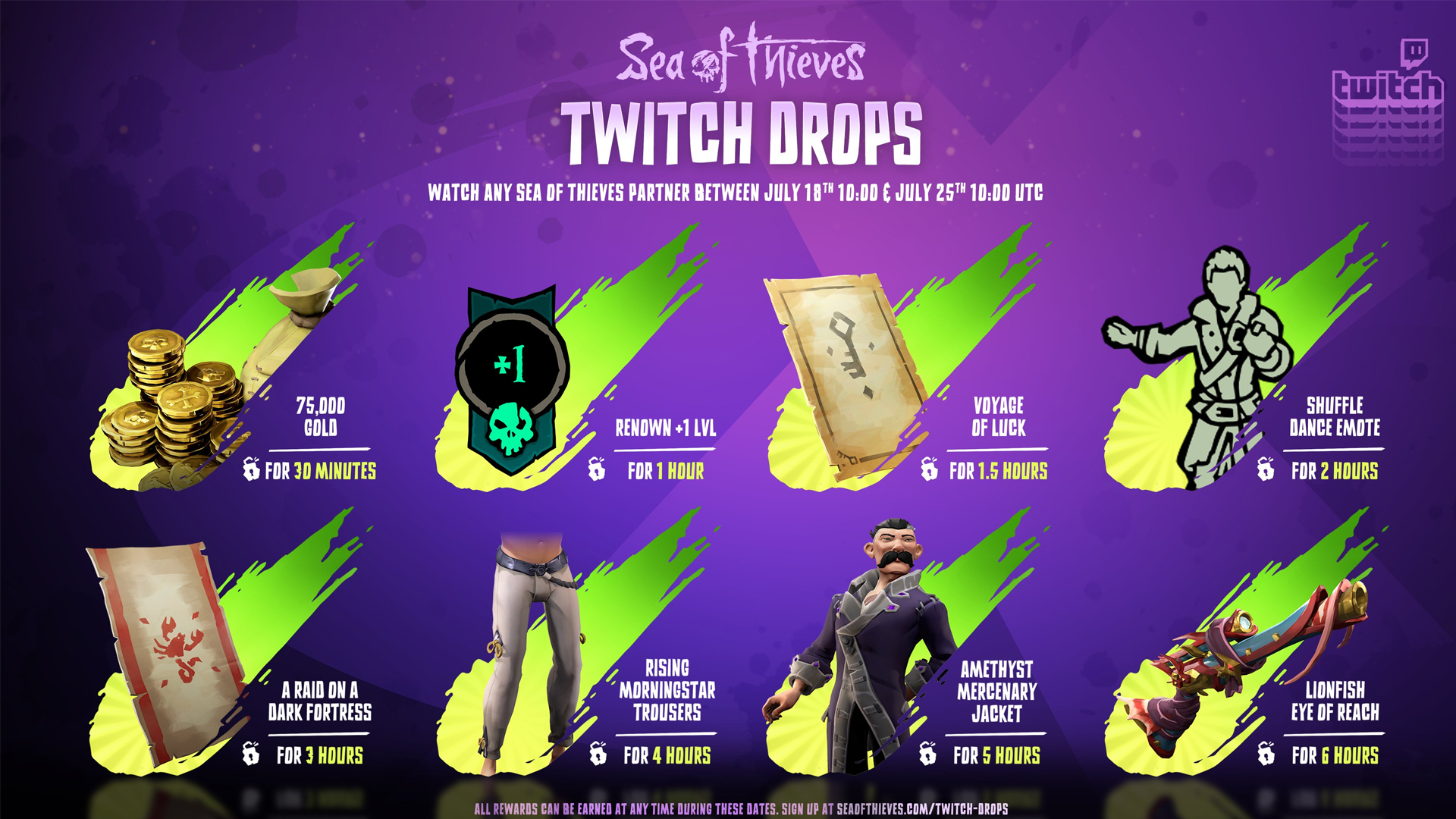 Sea of Thieves Twitch Drops