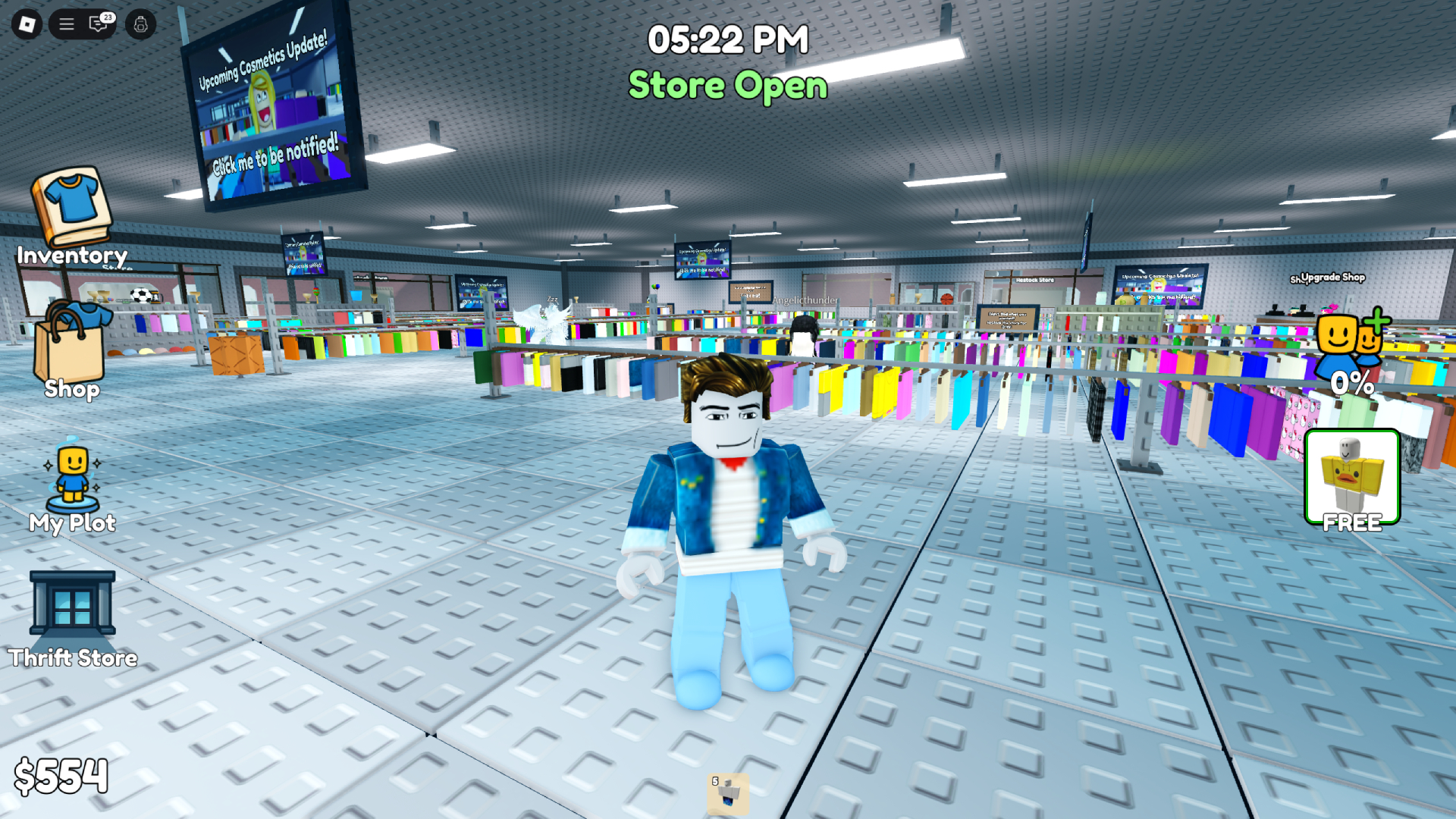 How To Play Go Thrift Shopping (Image via Roblox Corporation)