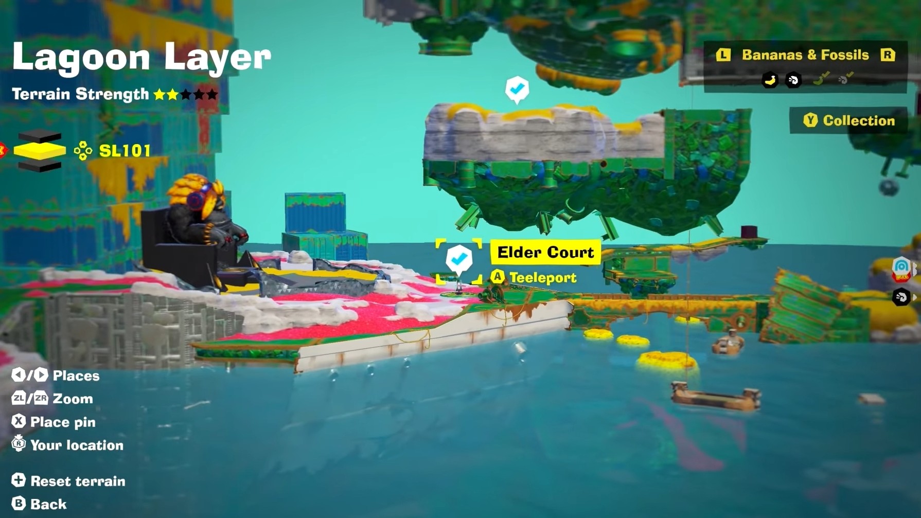 Fast travel to an Elder's court (Image via Nintendo)
