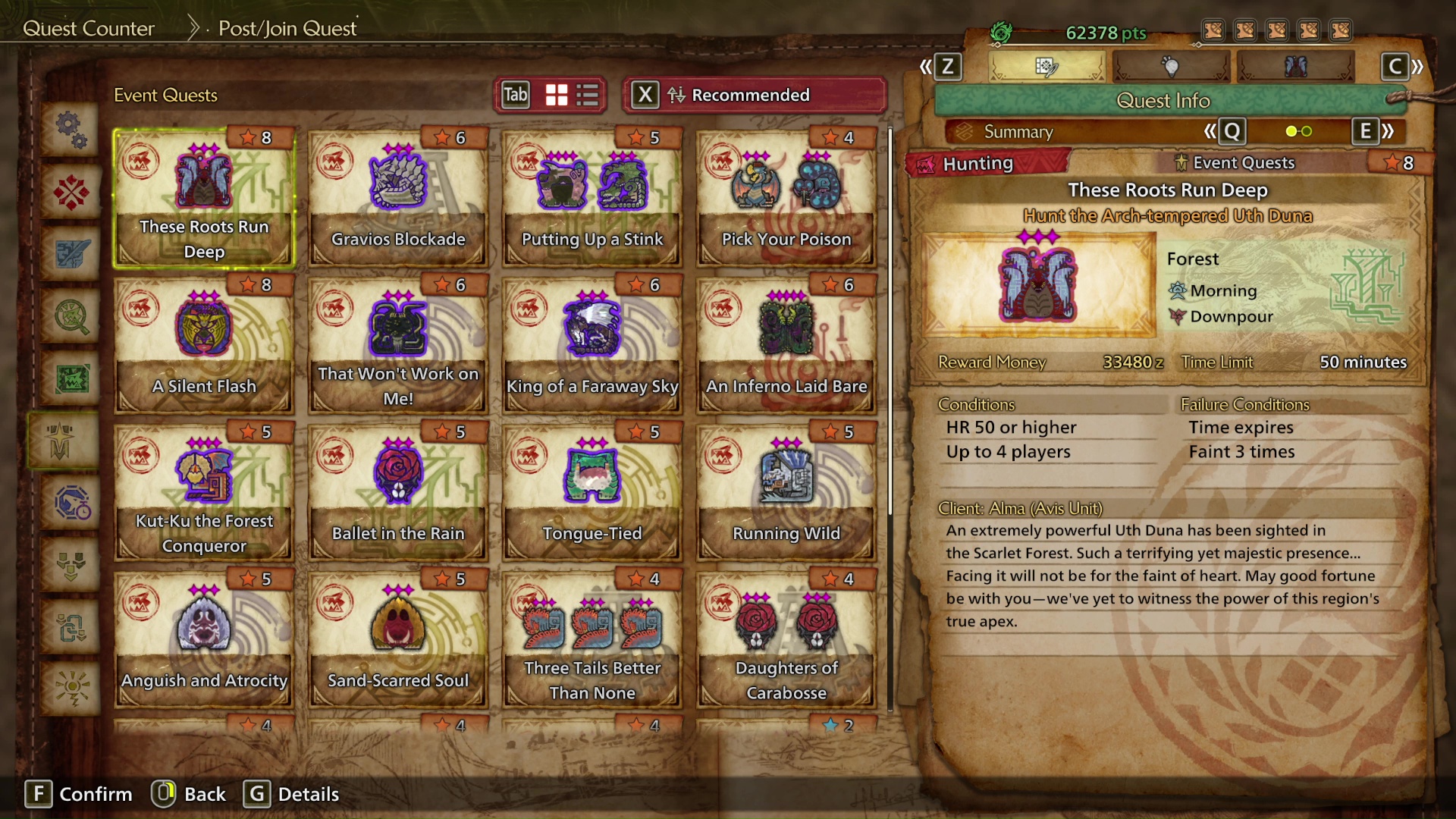 How to Unlock Arch-Tempered Uth Duna Hunt in Monster Hunter Wilds.