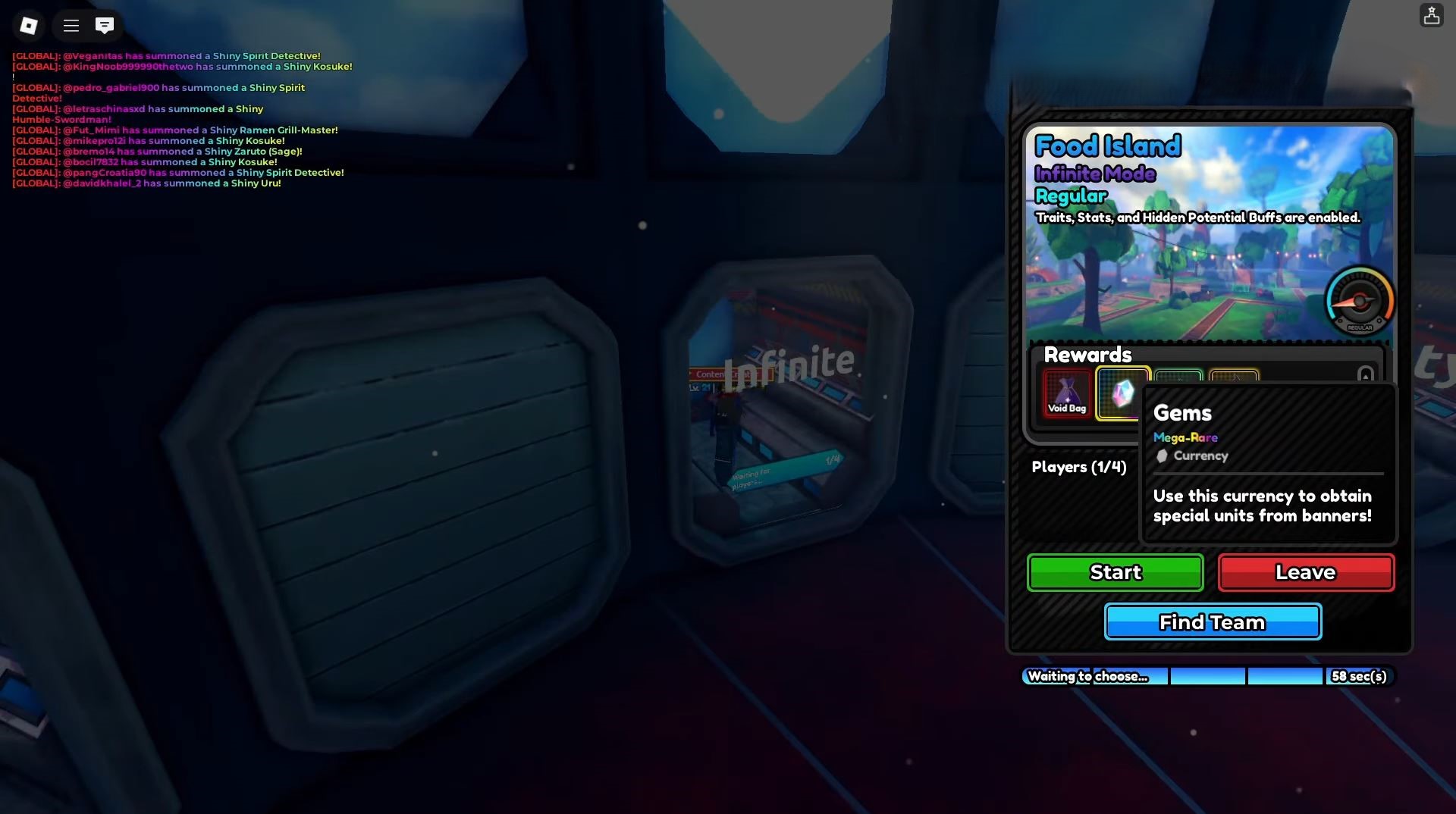 Infinite Mode (Image via Roblox)